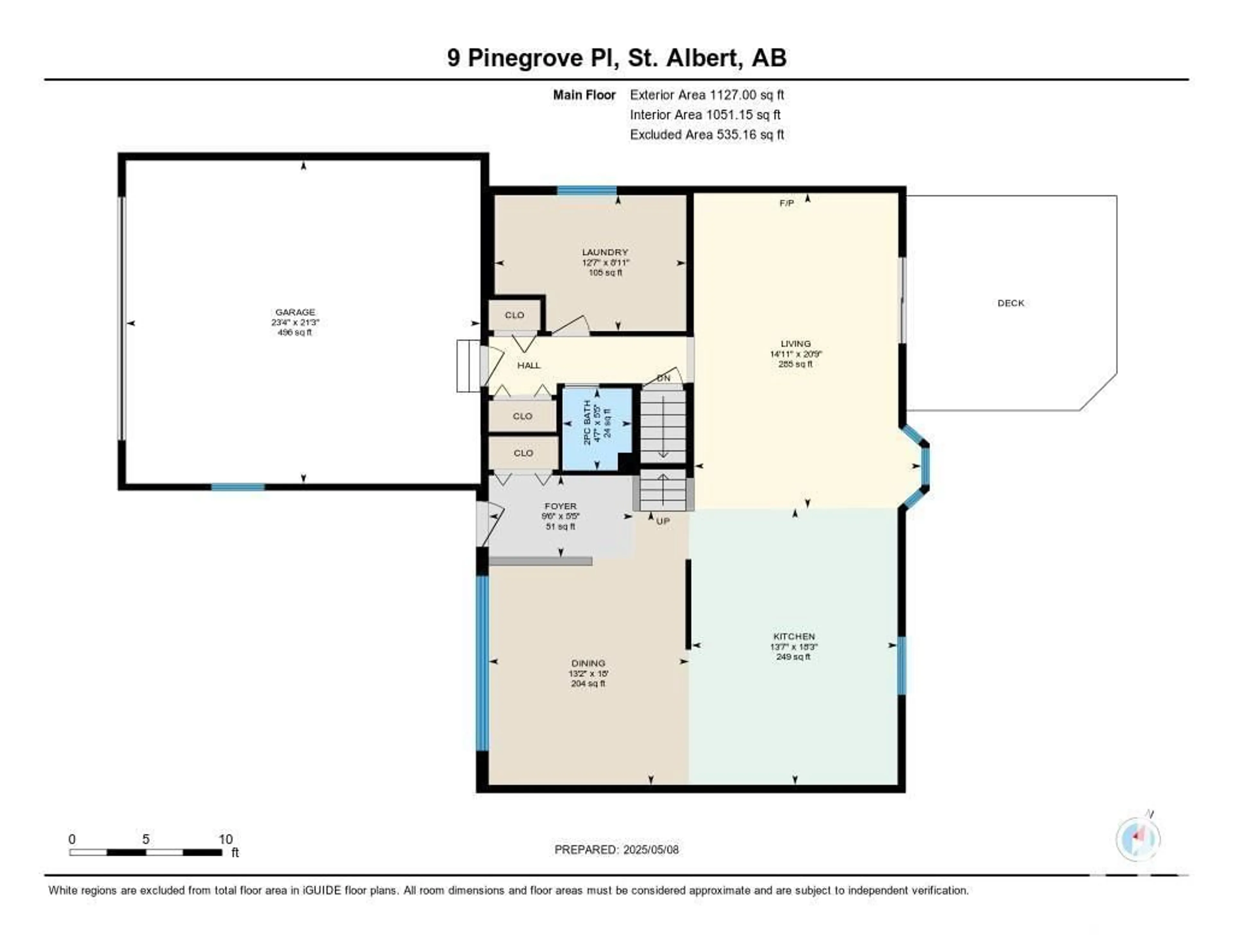 Floor plan for 9 PINEGROVE PL, St. Albert Alberta T8N4R1