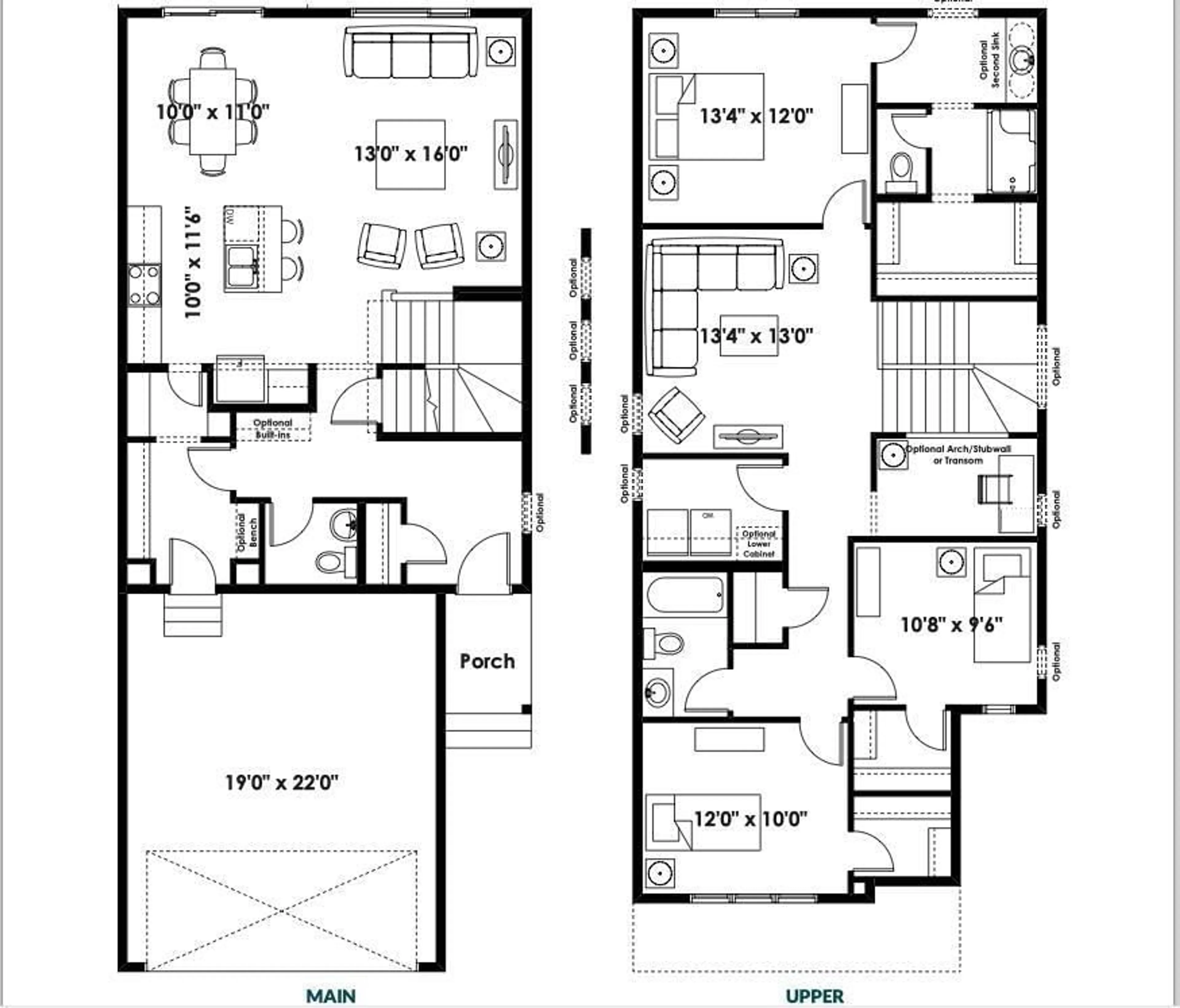Floor plan for 2033 MUCKLEPLUM LINK, Edmonton Alberta T6X3H1