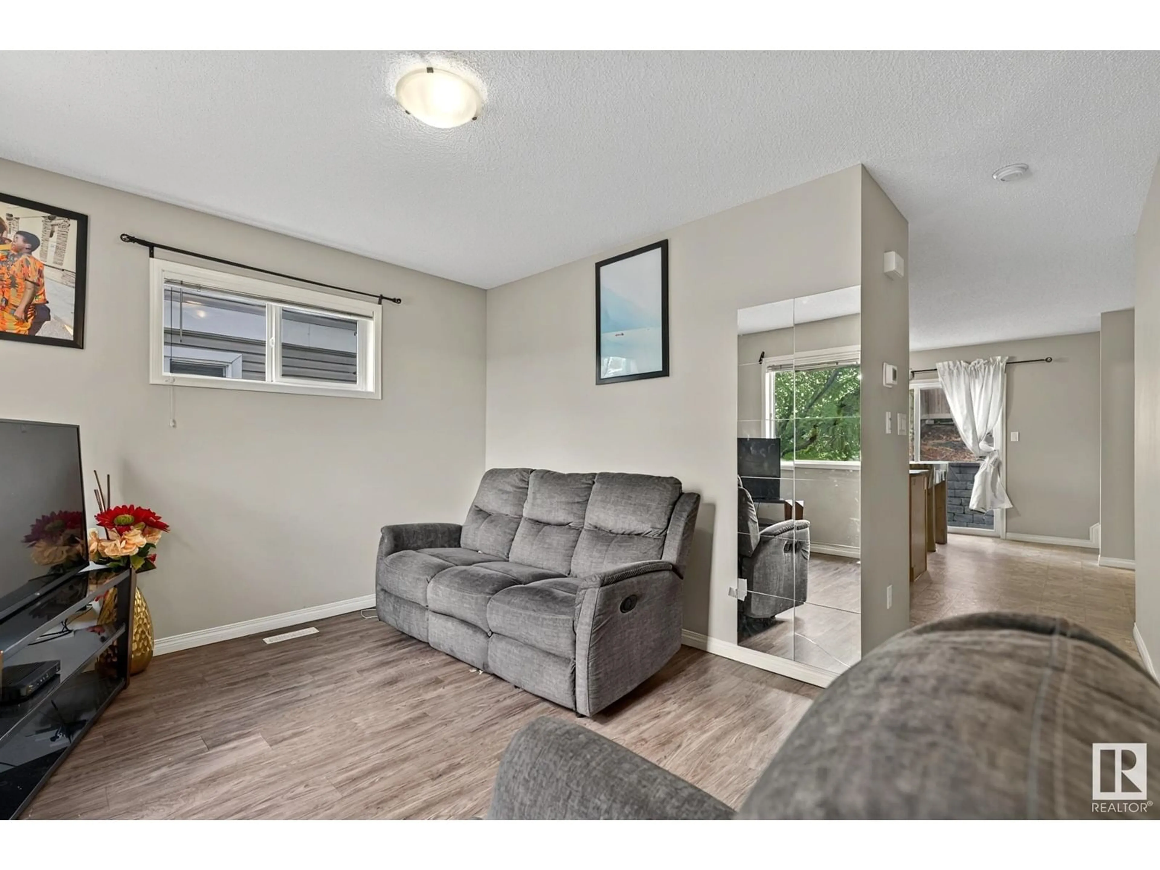 Living room with furniture, unknown for 130 - 24 HYNDMAN CRESCENT, Edmonton Alberta T5A0E8