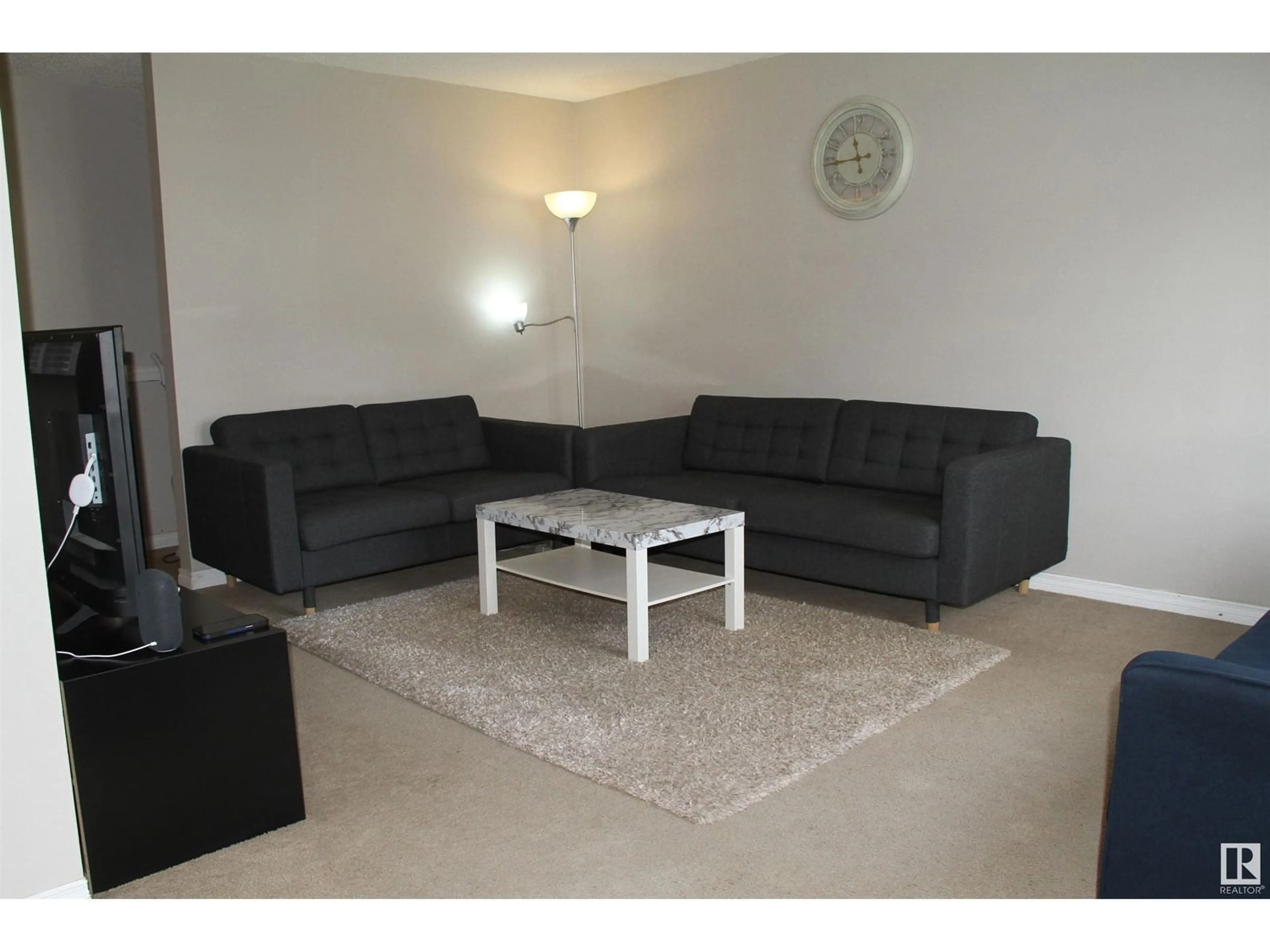 Living room with furniture, unknown for 105 - 237 WOODVALE W, Edmonton Alberta T6L1E5