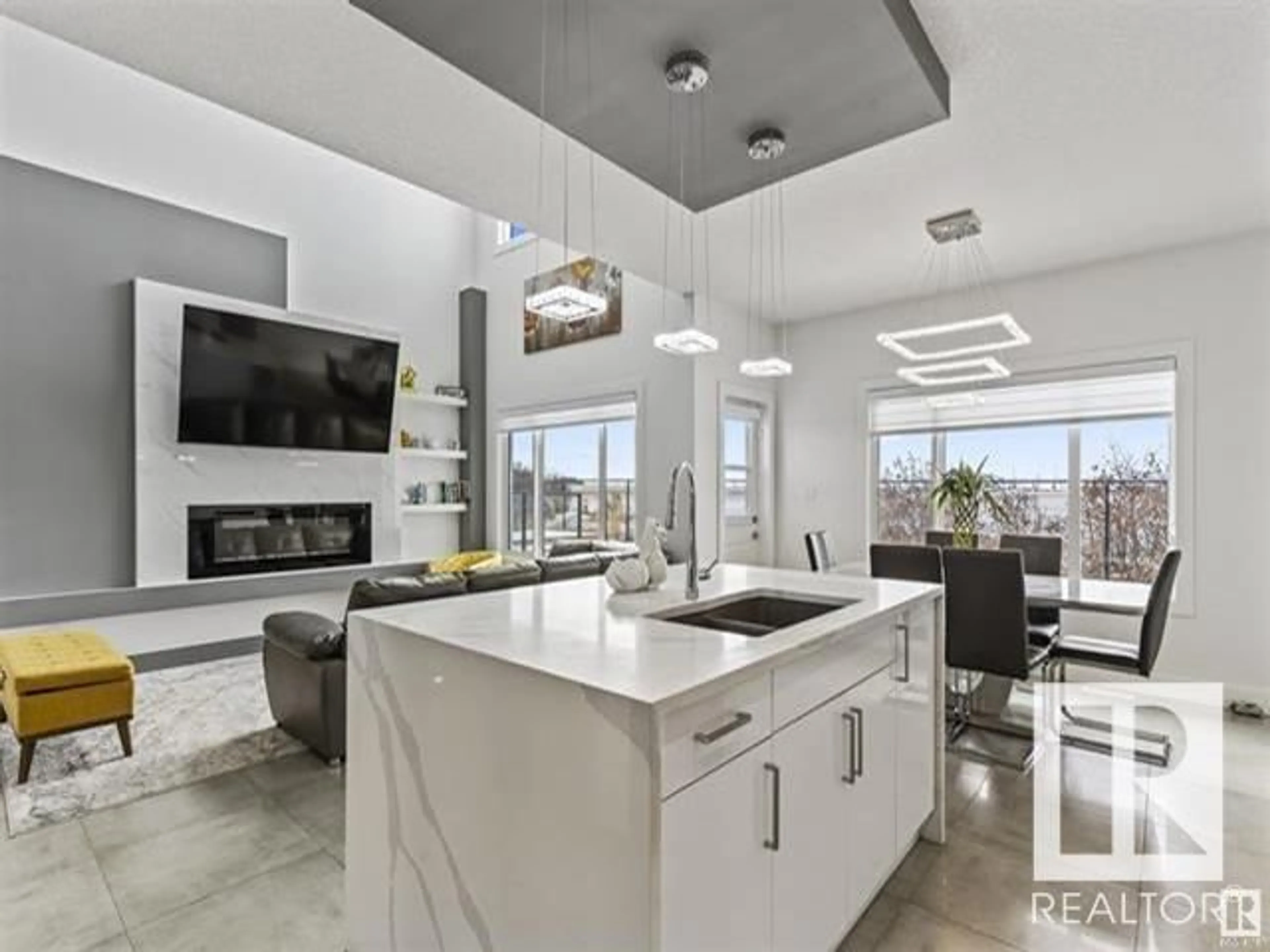 Open concept kitchen, unknown for 404 42 ST, Edmonton Alberta T6X2L7
