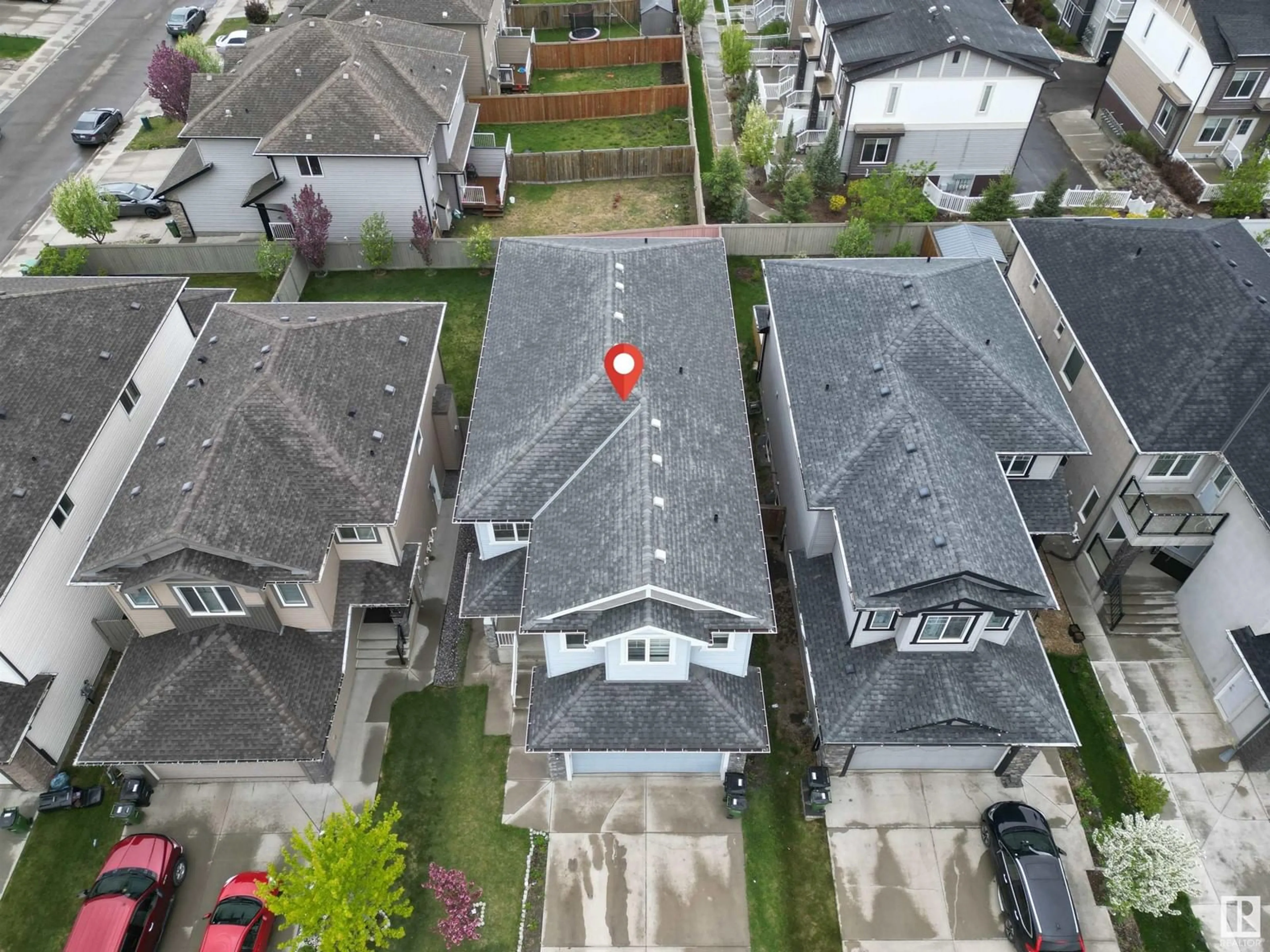 A pic from outside/outdoor area/front of a property/back of a property/a pic from drone, street for 2212 22 ST, Edmonton Alberta T6T0Z1