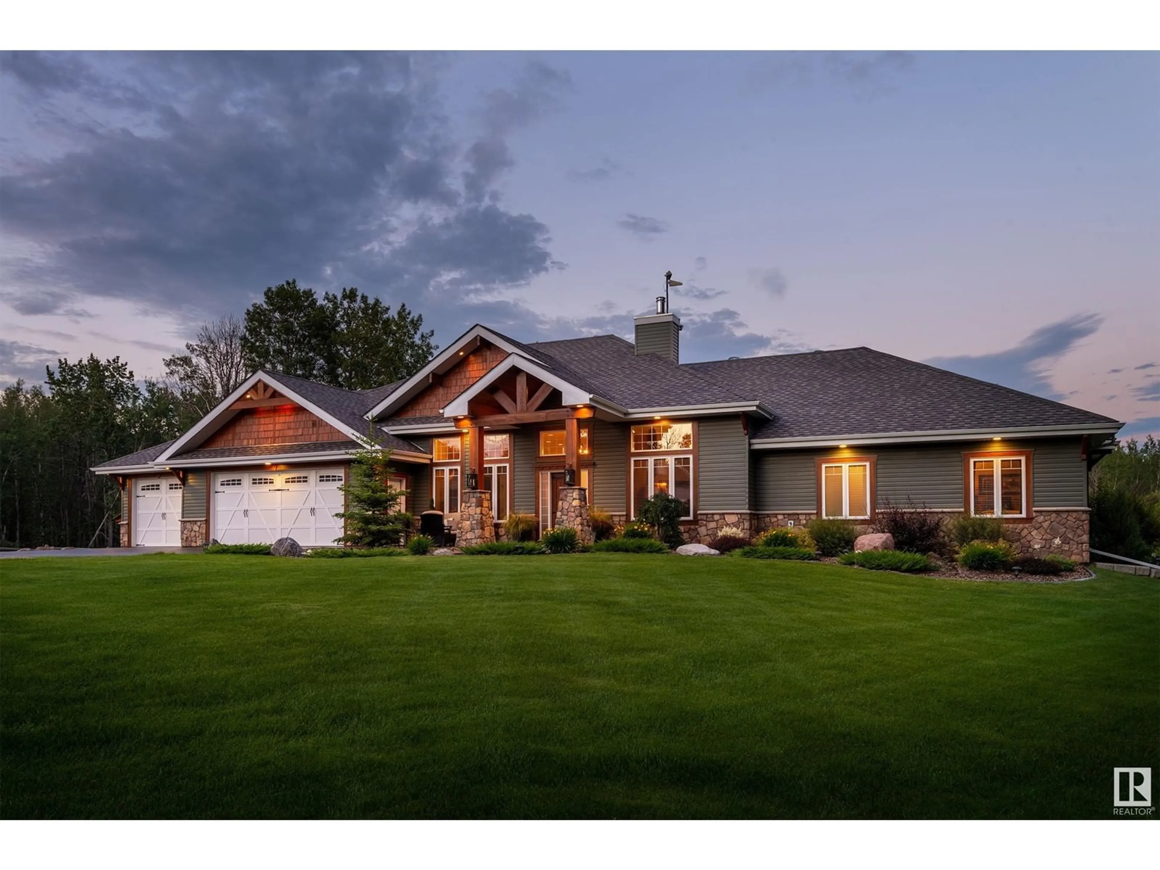 Home with brick exterior material, unknown for 54313 RGE ROAD 11, Rural Sturgeon County Alberta T8R0K7