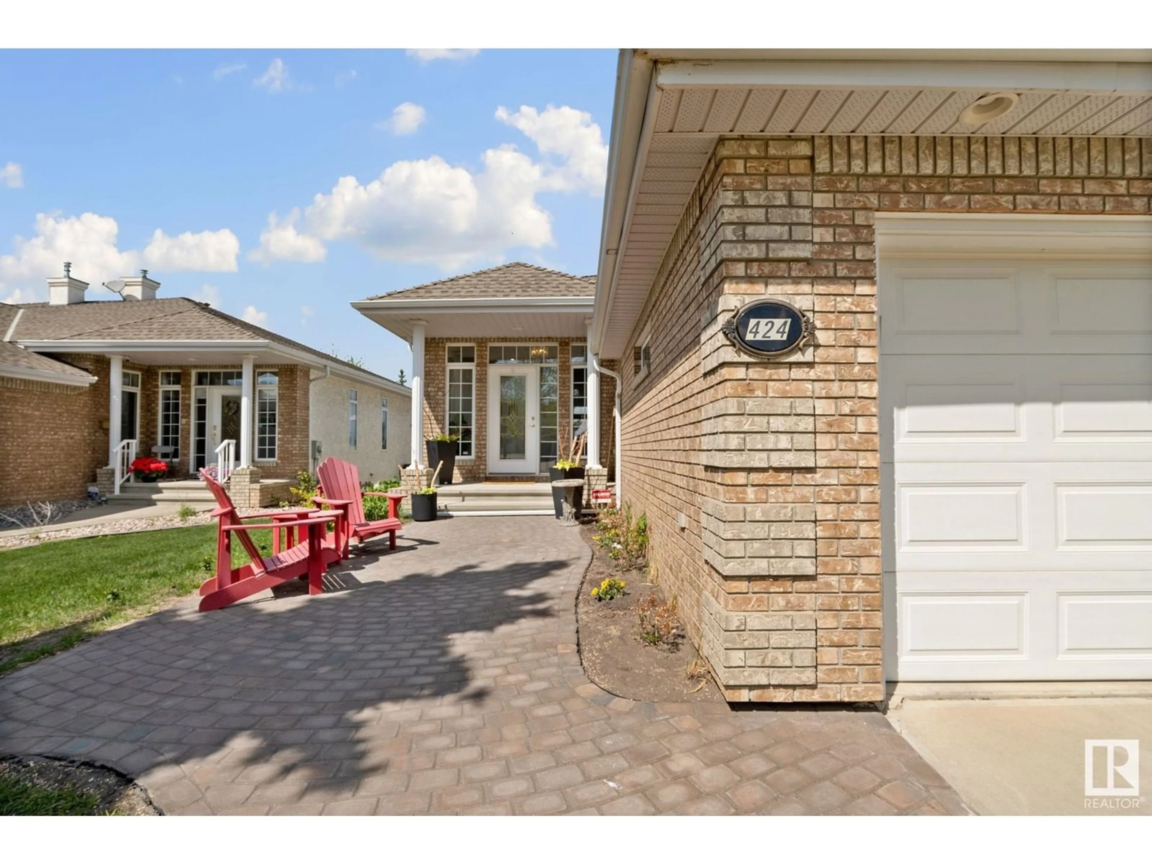 Home with brick exterior material, street for 424 TORY NW, Edmonton Alberta T6R3C8