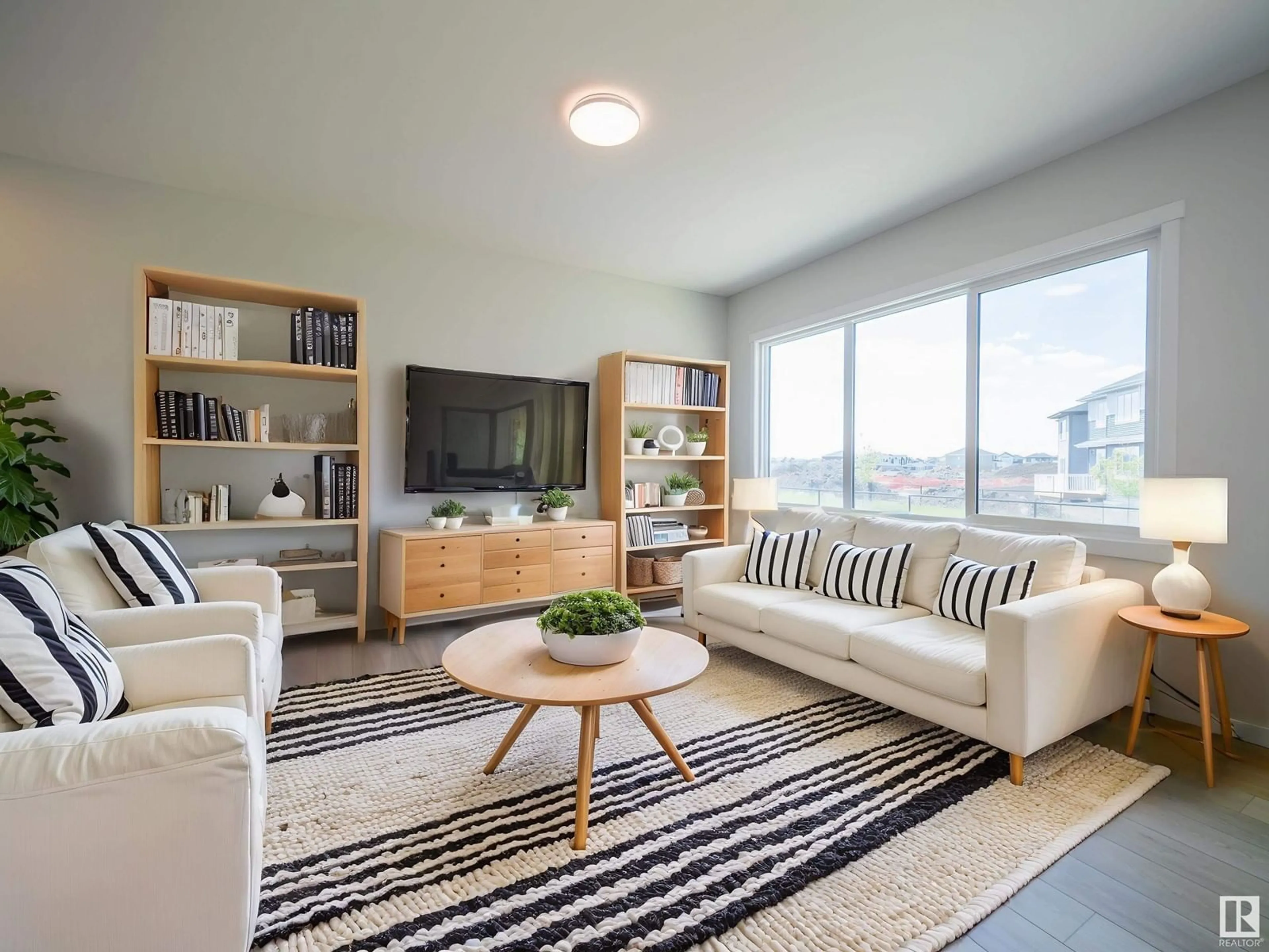Living room with furniture, unknown for NW - 17624 72 ST, Edmonton Alberta T5Z0W9
