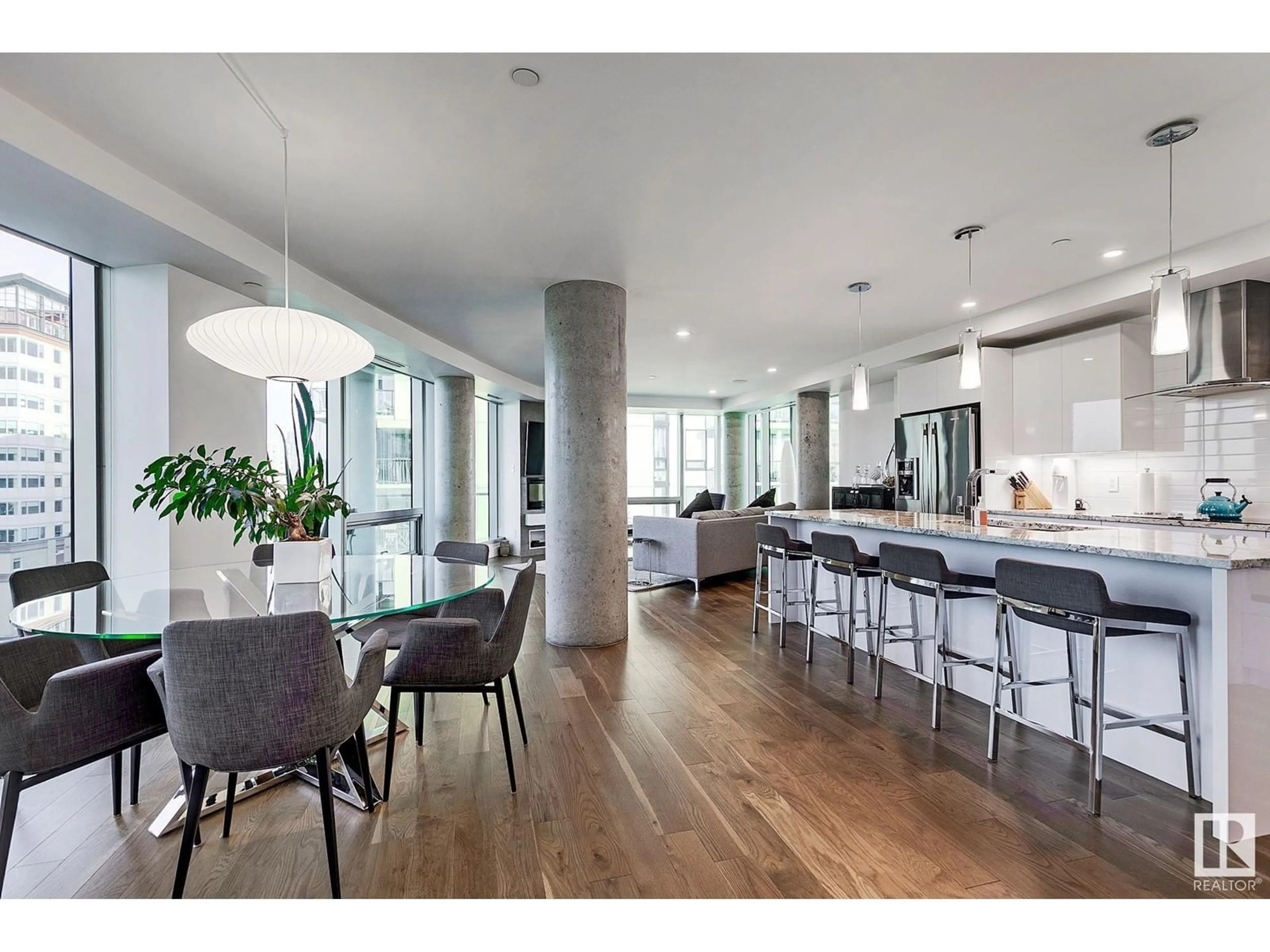 Open concept kitchen, unknown for 11969 - 801 JASPER AV, Edmonton Alberta T5K0P1