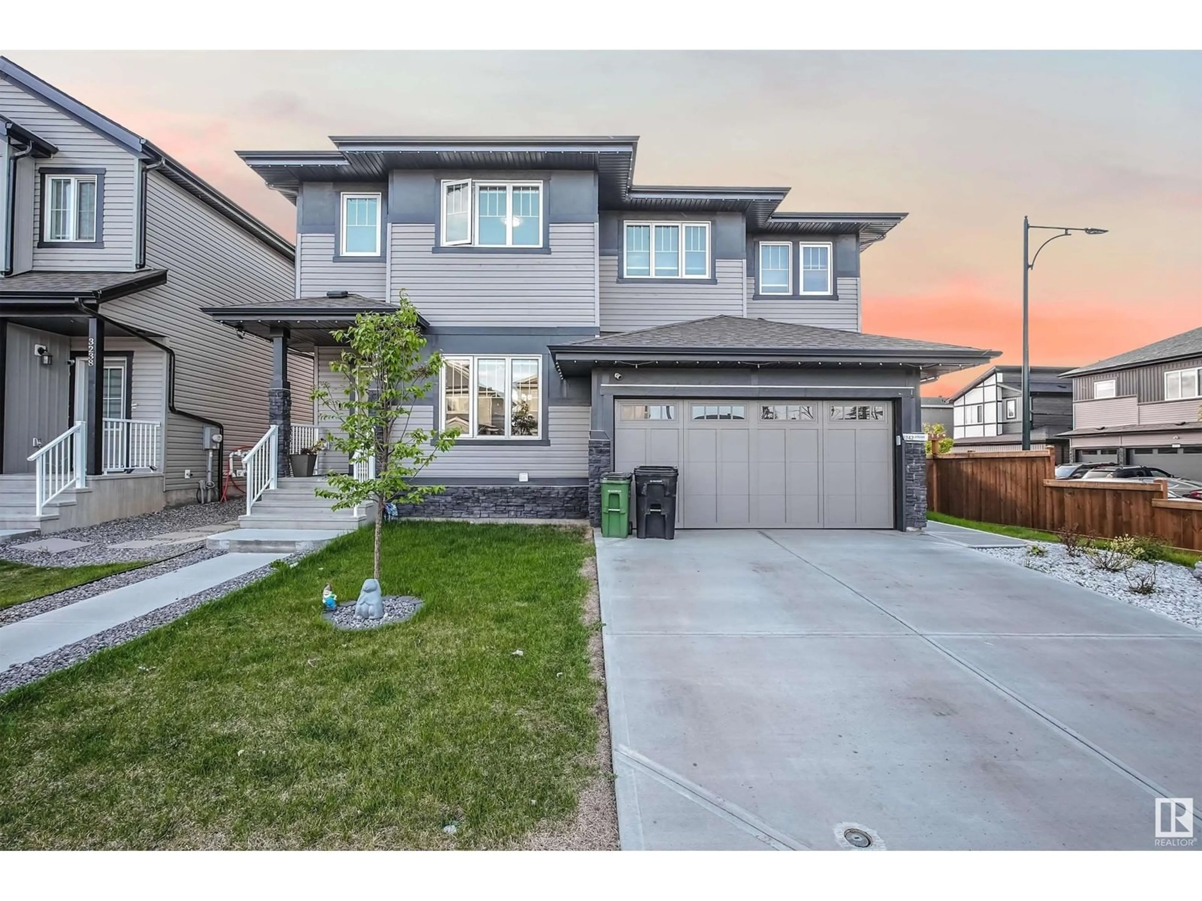 Home with brick exterior material, street for 3242 4 ST, Edmonton Alberta T6T2S9