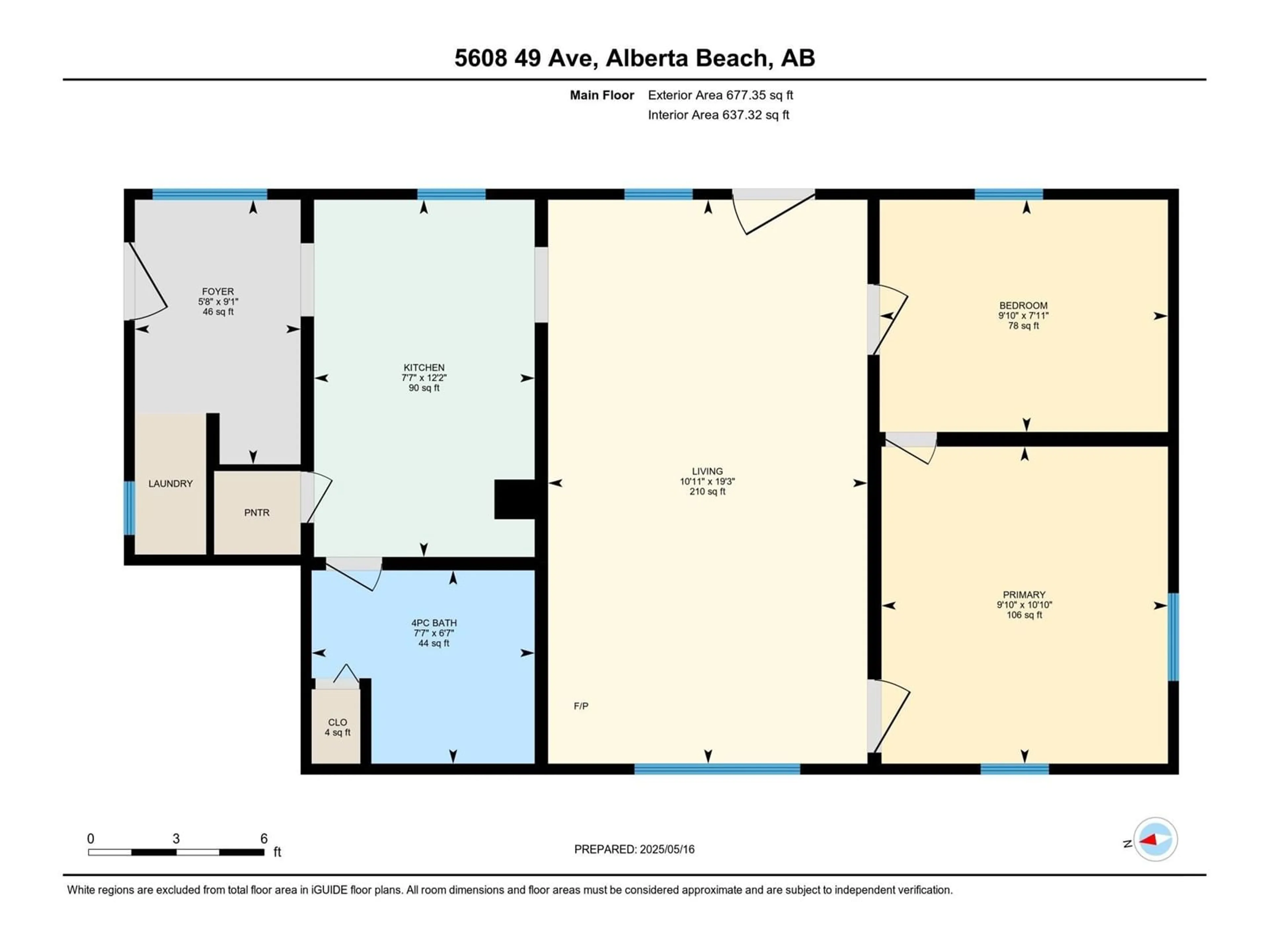 Floor plan for 5608 49 AV, Rural Lac Ste. Anne County Alberta T0E0A0