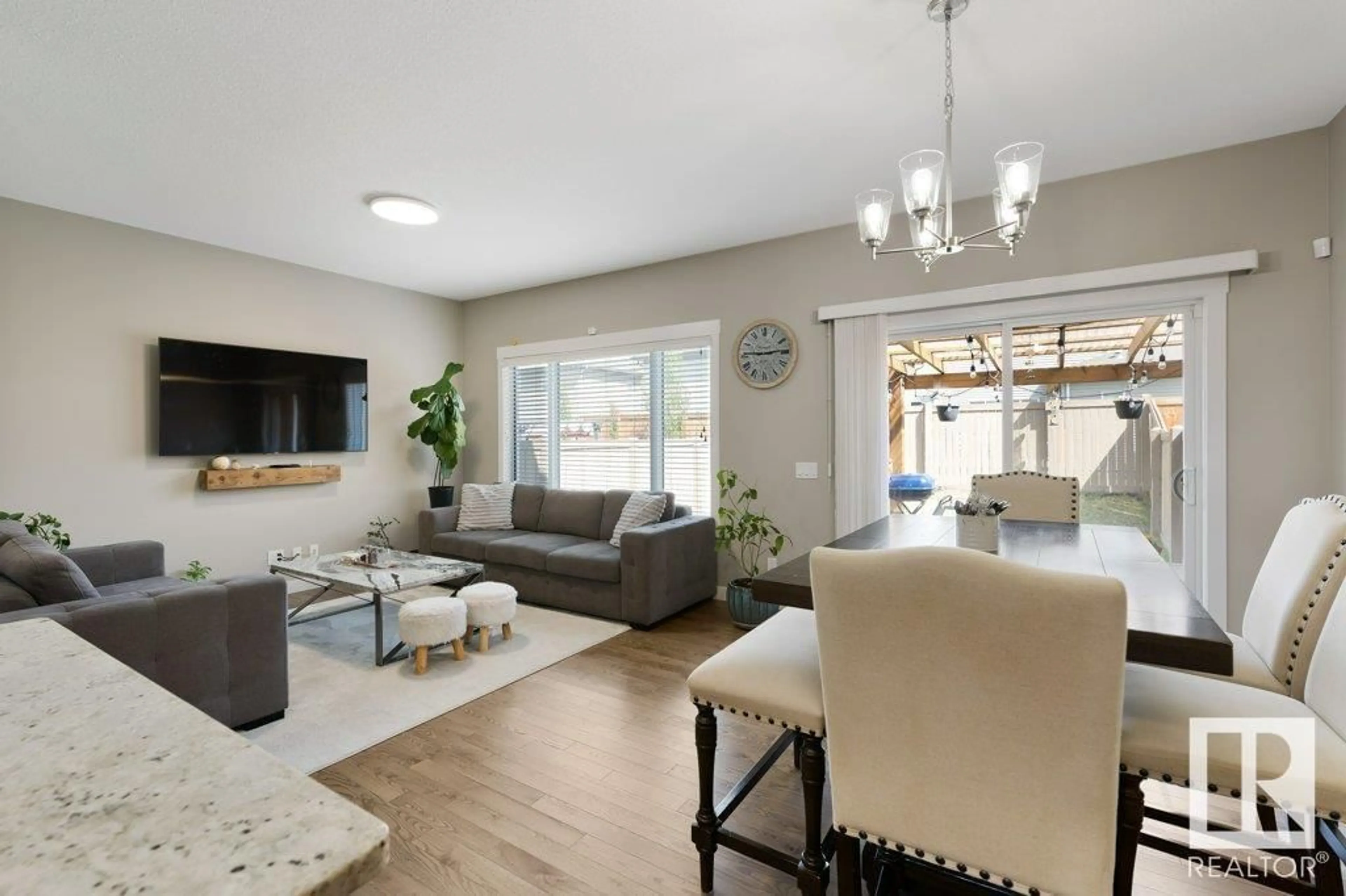 Living room with furniture, unknown for 16745 65 ST, Edmonton Alberta T5Y3X8