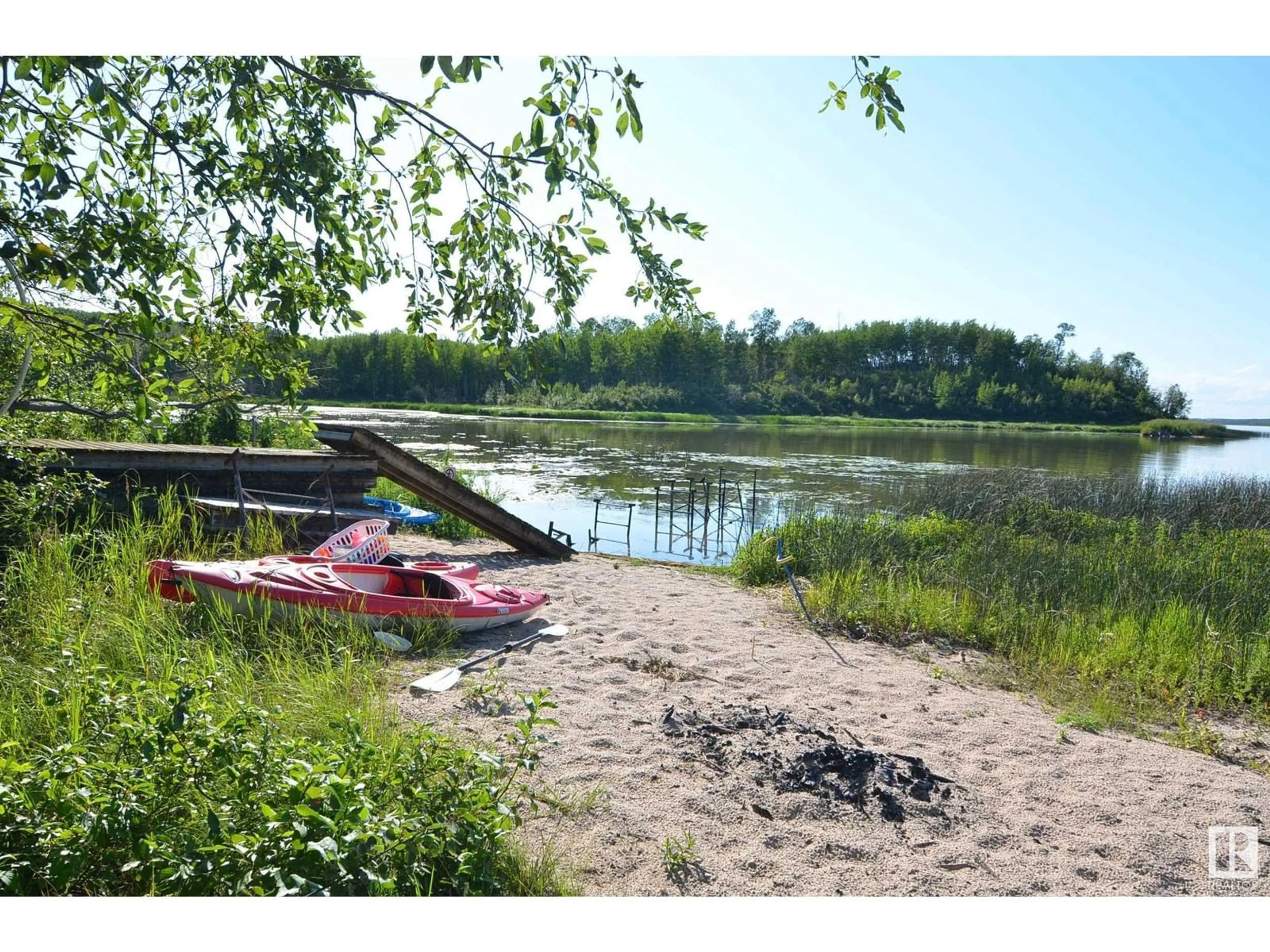 Patio, water/lake/river/ocean view for 414 5415 TWP RD 594, Rural Barrhead County Alberta T7N1N3