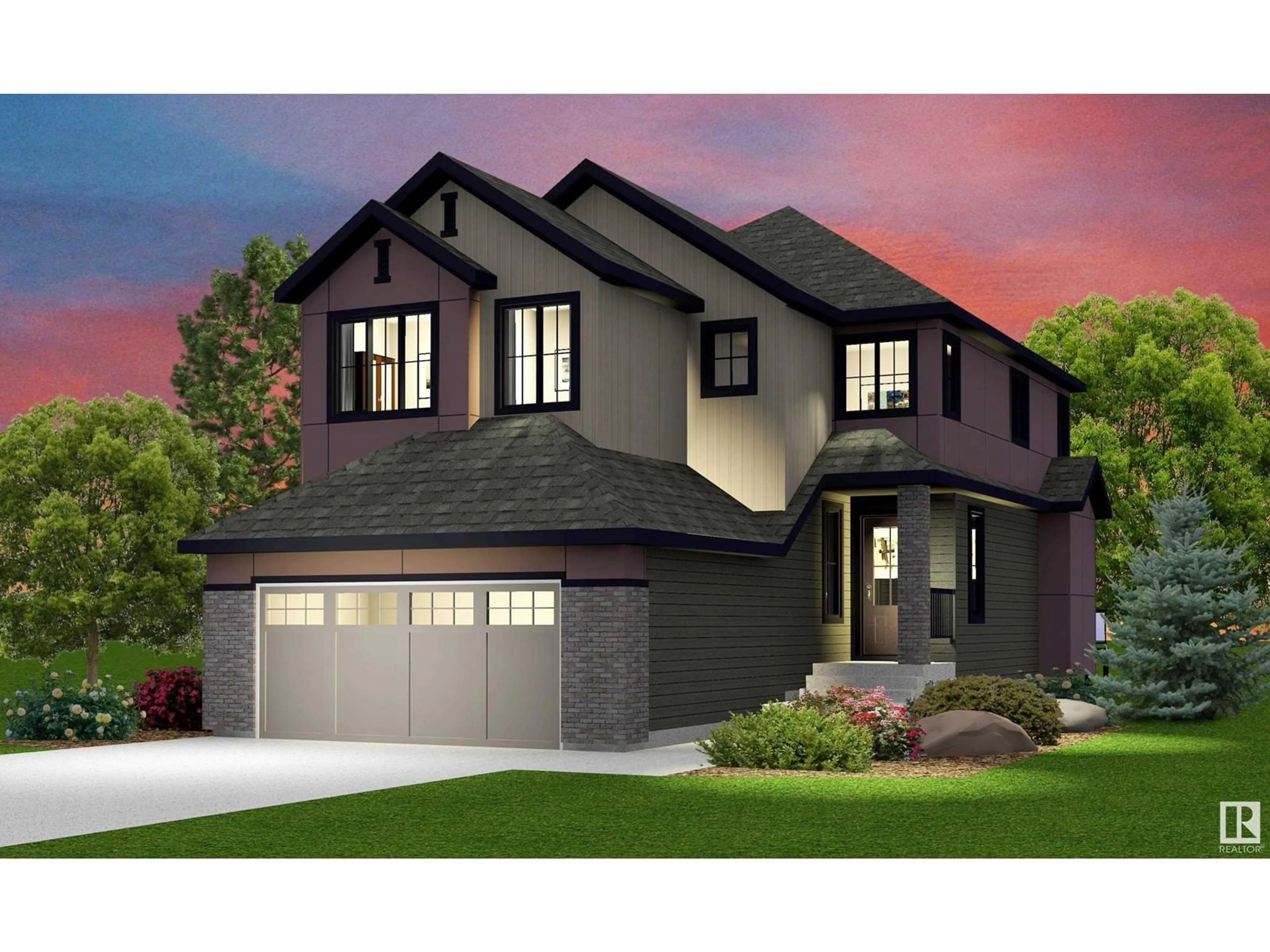 Home with brick exterior material, street for SW - 3203 158 ST, Edmonton Alberta T6W5C9