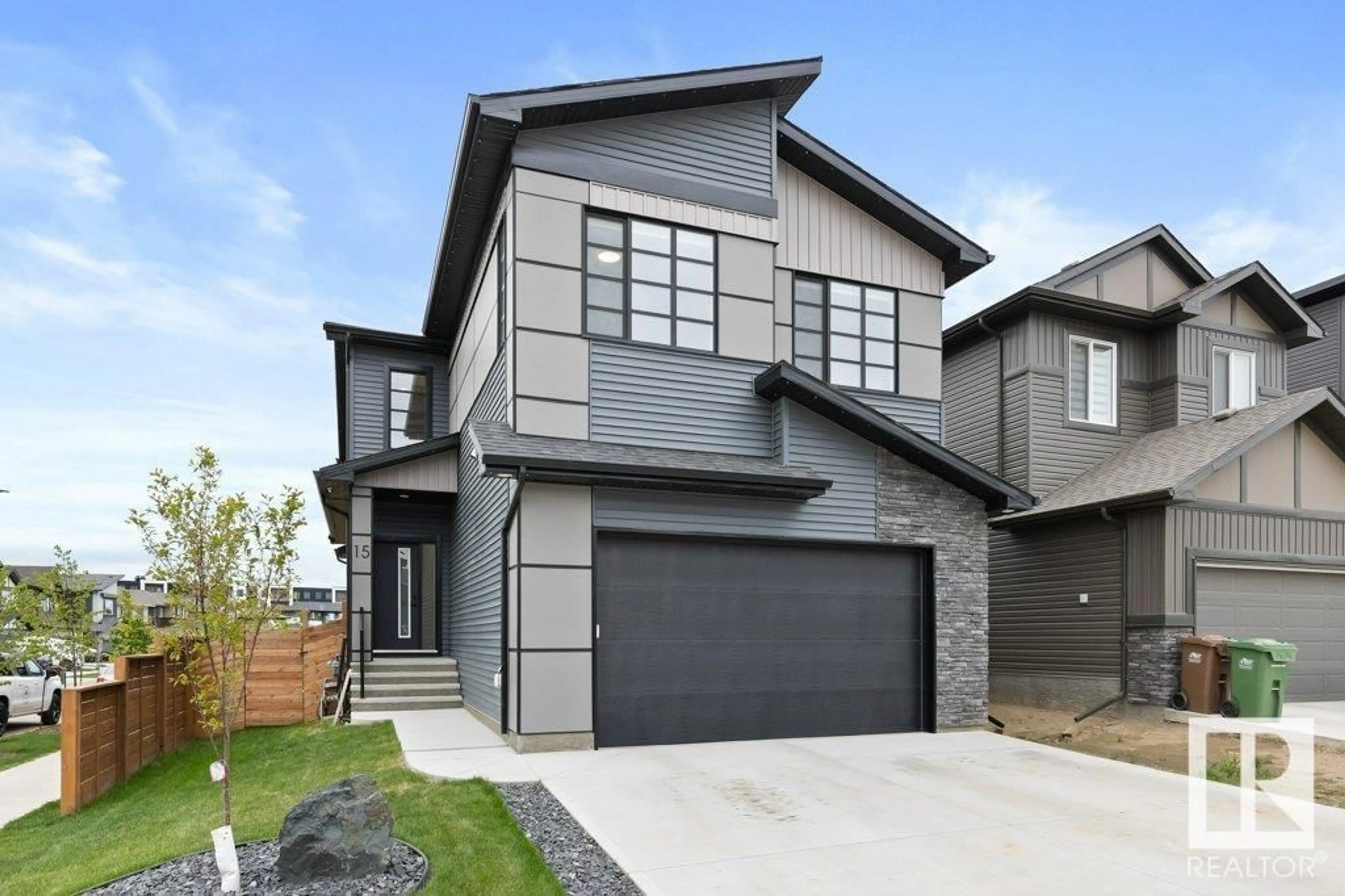 Home with brick exterior material, street for 15 ROSEWOOD WY, St. Albert Alberta T8N7Y7