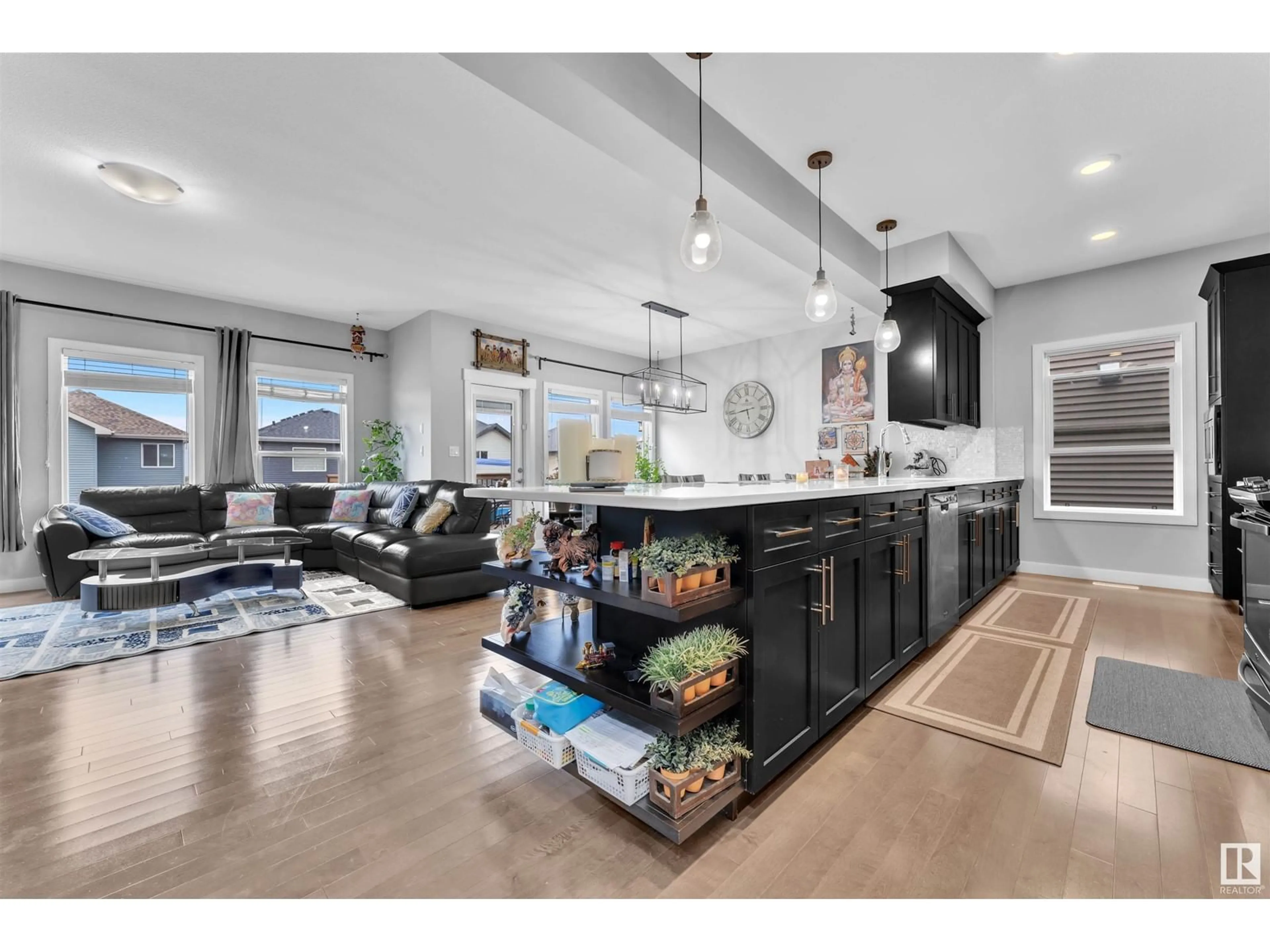 Open concept kitchen, unknown for SW - 4104 6 AV, Edmonton Alberta T6X2J1