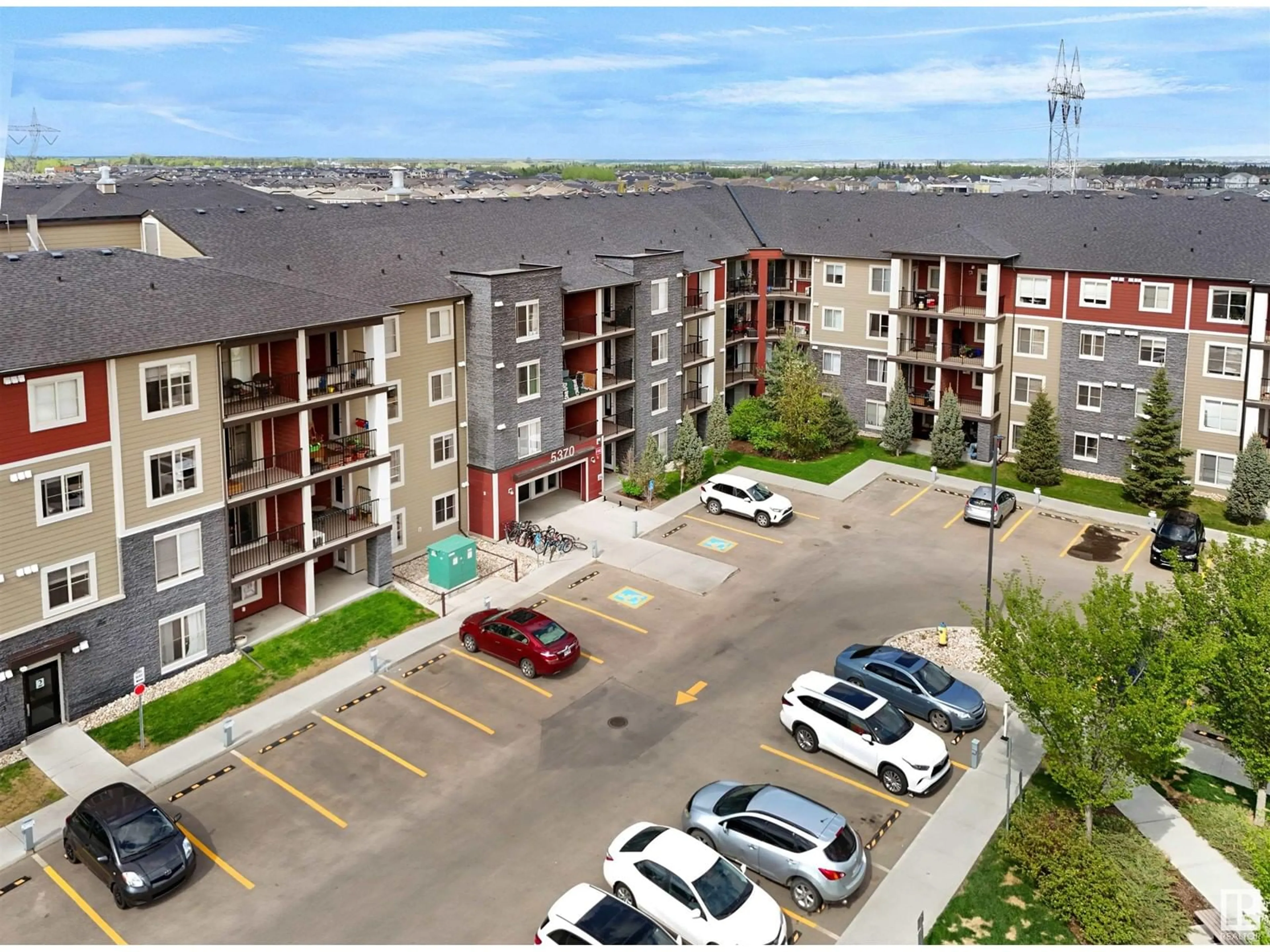 A pic from outside/outdoor area/front of a property/back of a property/a pic from drone, unknown for #105 - 5370 CHAPPELLE RD, Edmonton Alberta T6W3K7