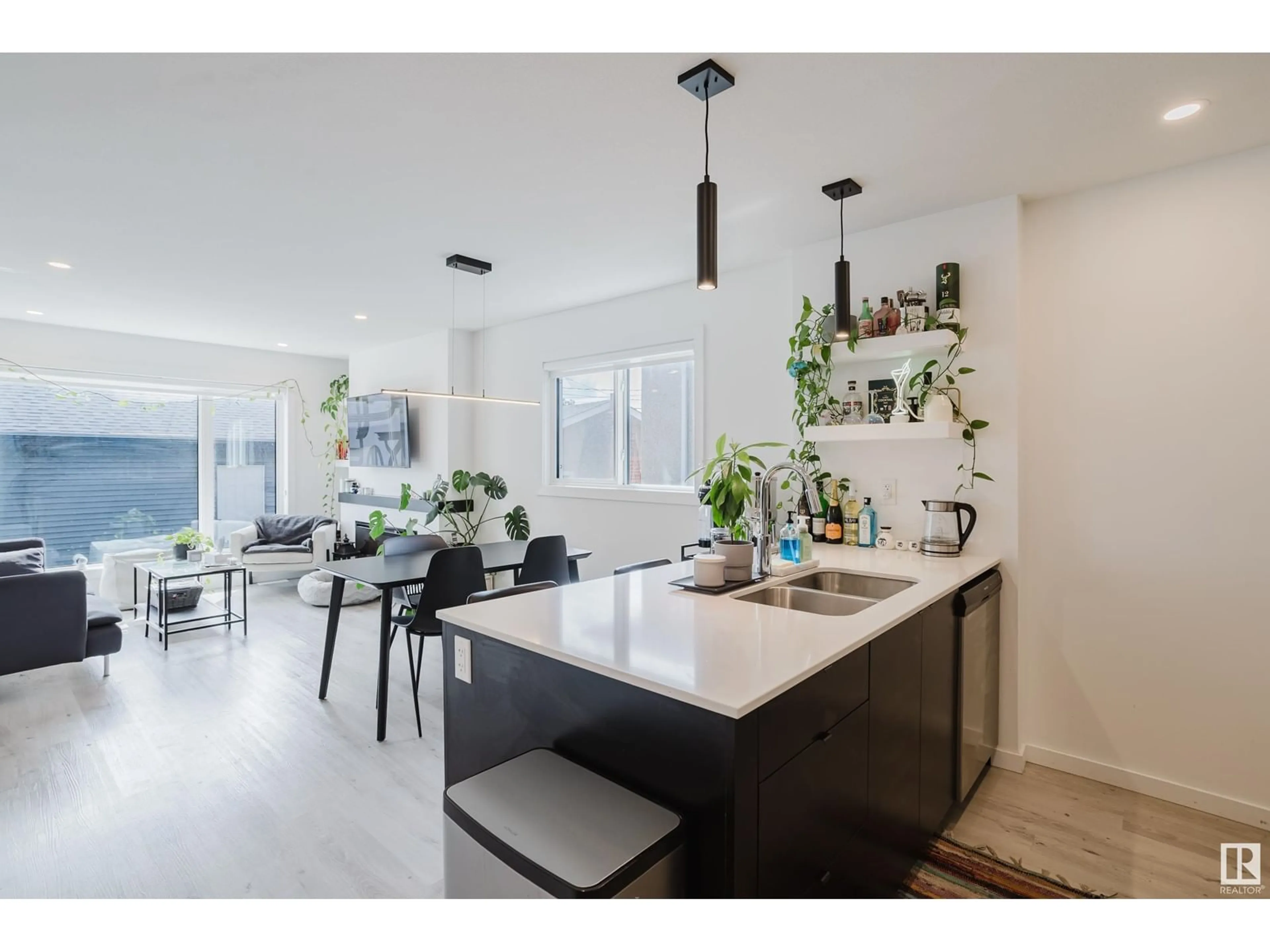 Open concept kitchen, unknown for NW - 11543 83 ST, Edmonton Alberta T5B2Y6