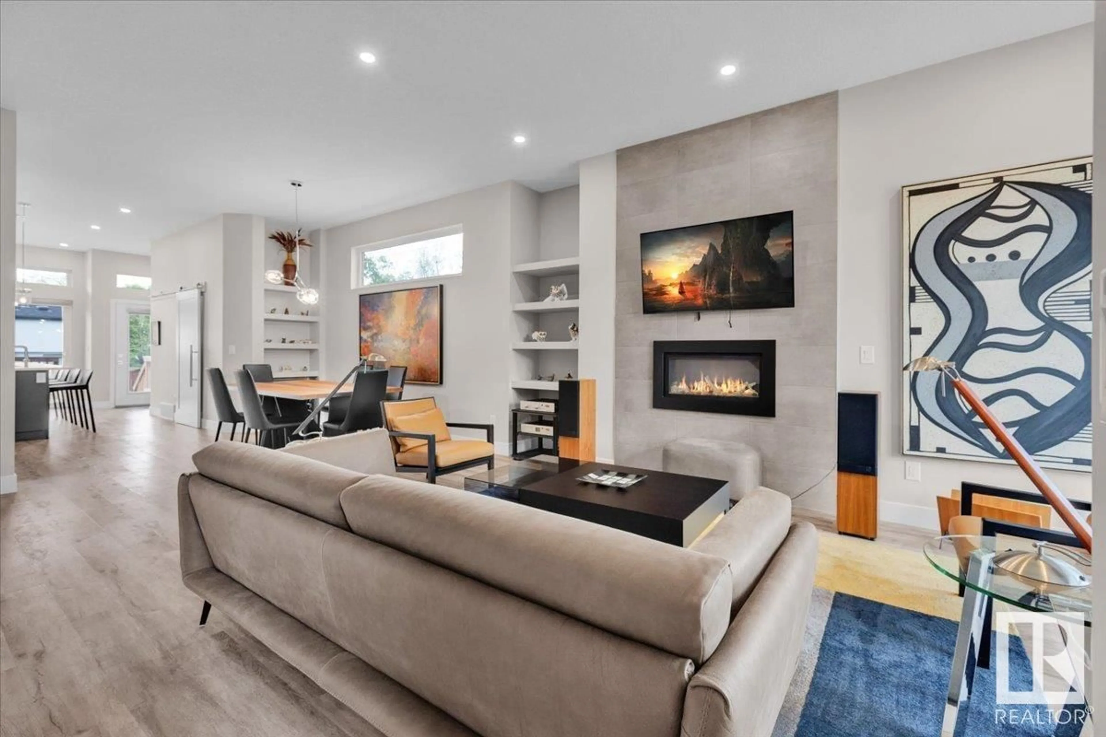 Living room with furniture, unknown for 10356 146 ST, Edmonton Alberta T5N3A2