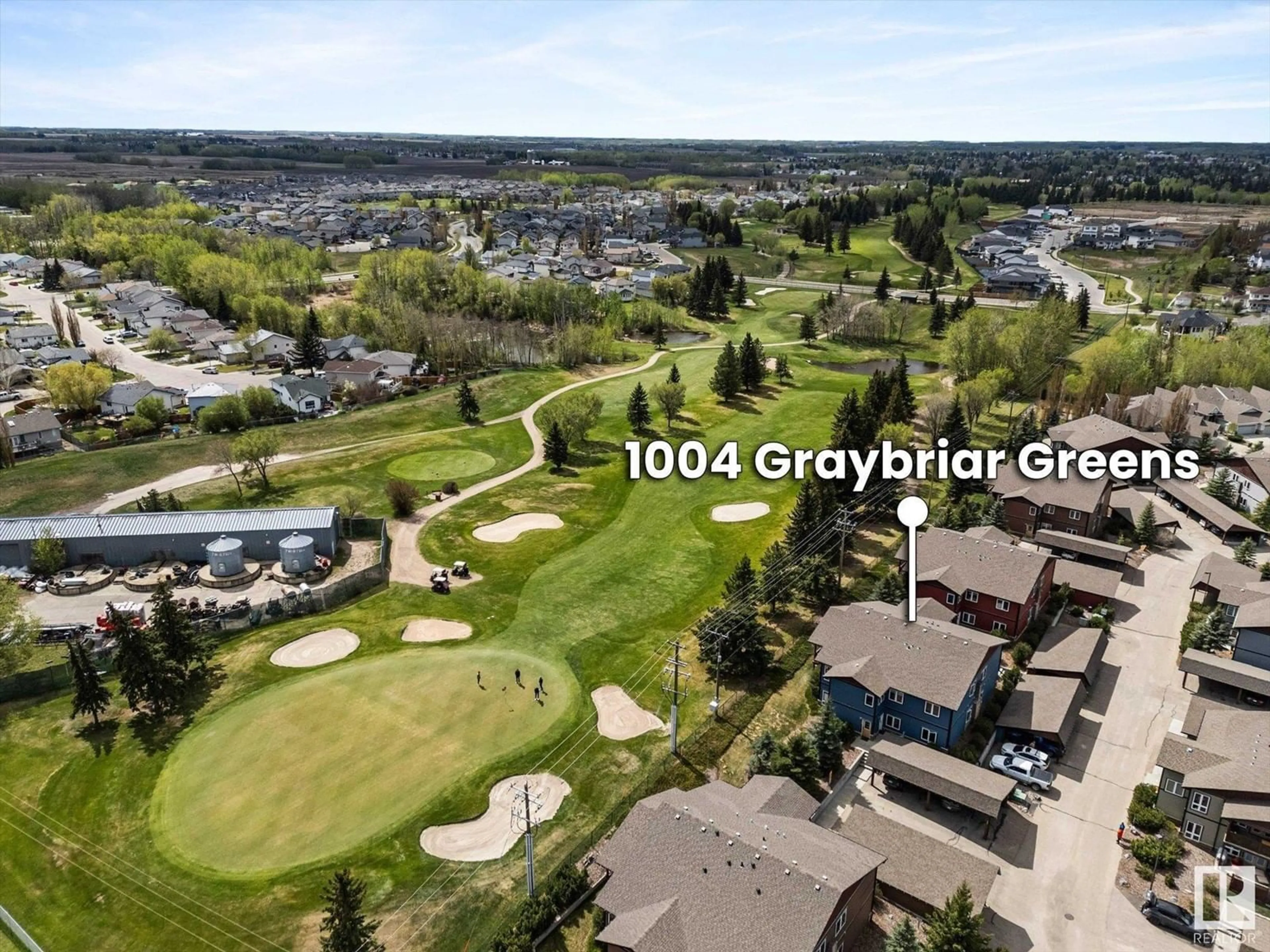 A pic from outside/outdoor area/front of a property/back of a property/a pic from drone, unknown for 1004 GRAYBRIAR GR, Stony Plain Alberta T7Z0G1