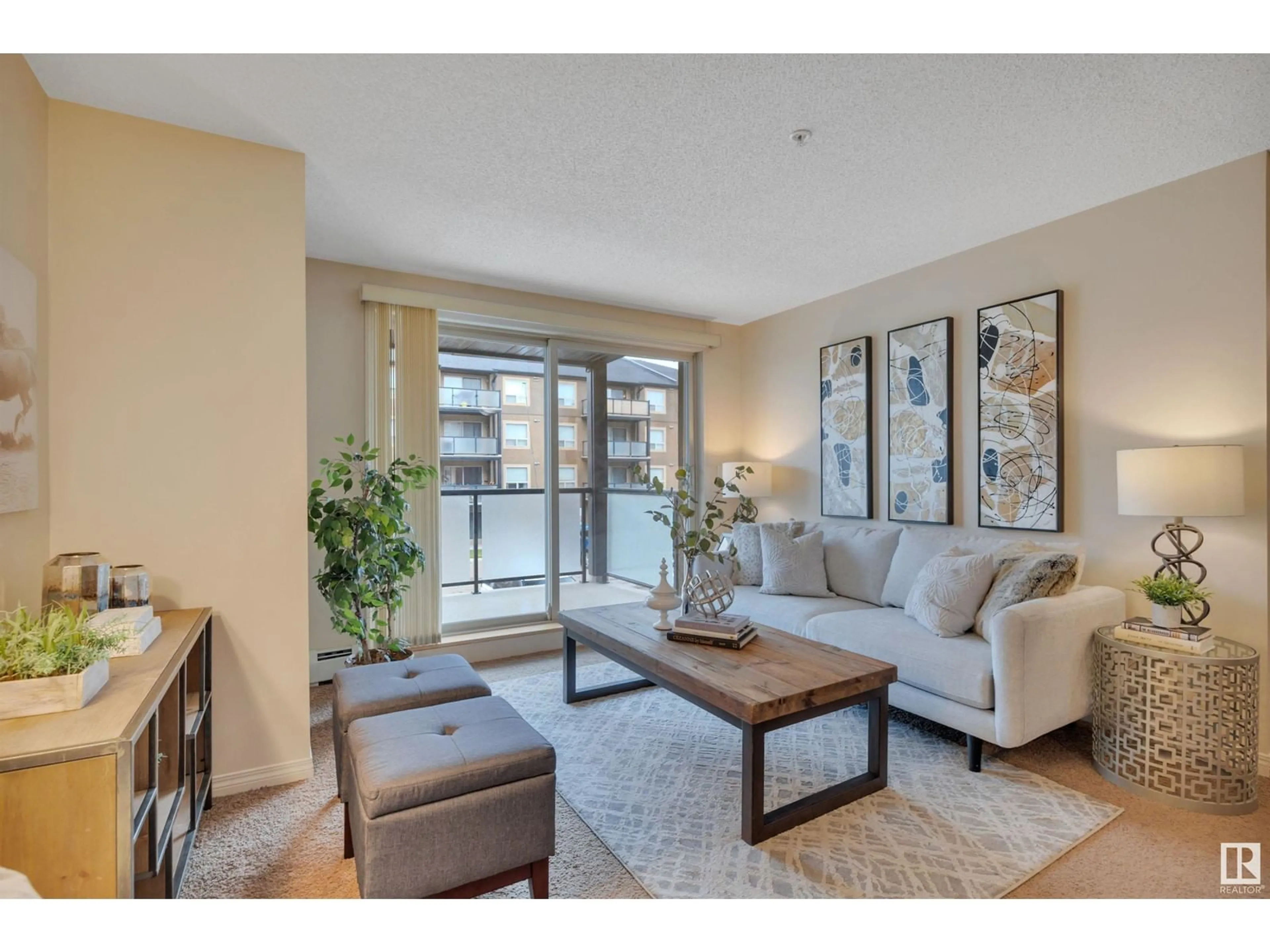 Living room with furniture, unknown for #208 - 13907 136 ST, Edmonton Alberta T6V1Y5