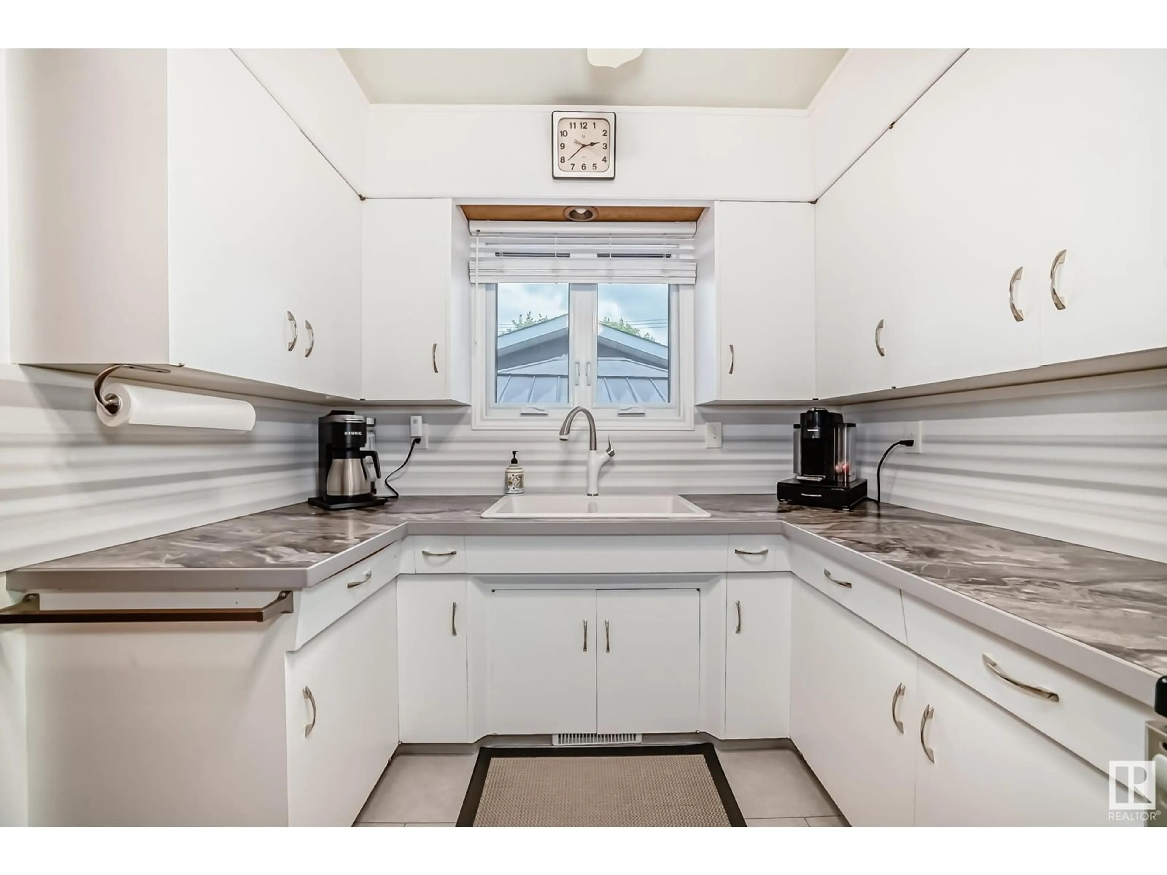 Standard kitchen, ceramic/tile floor for 7012 132 AV, Edmonton Alberta T5C2A6