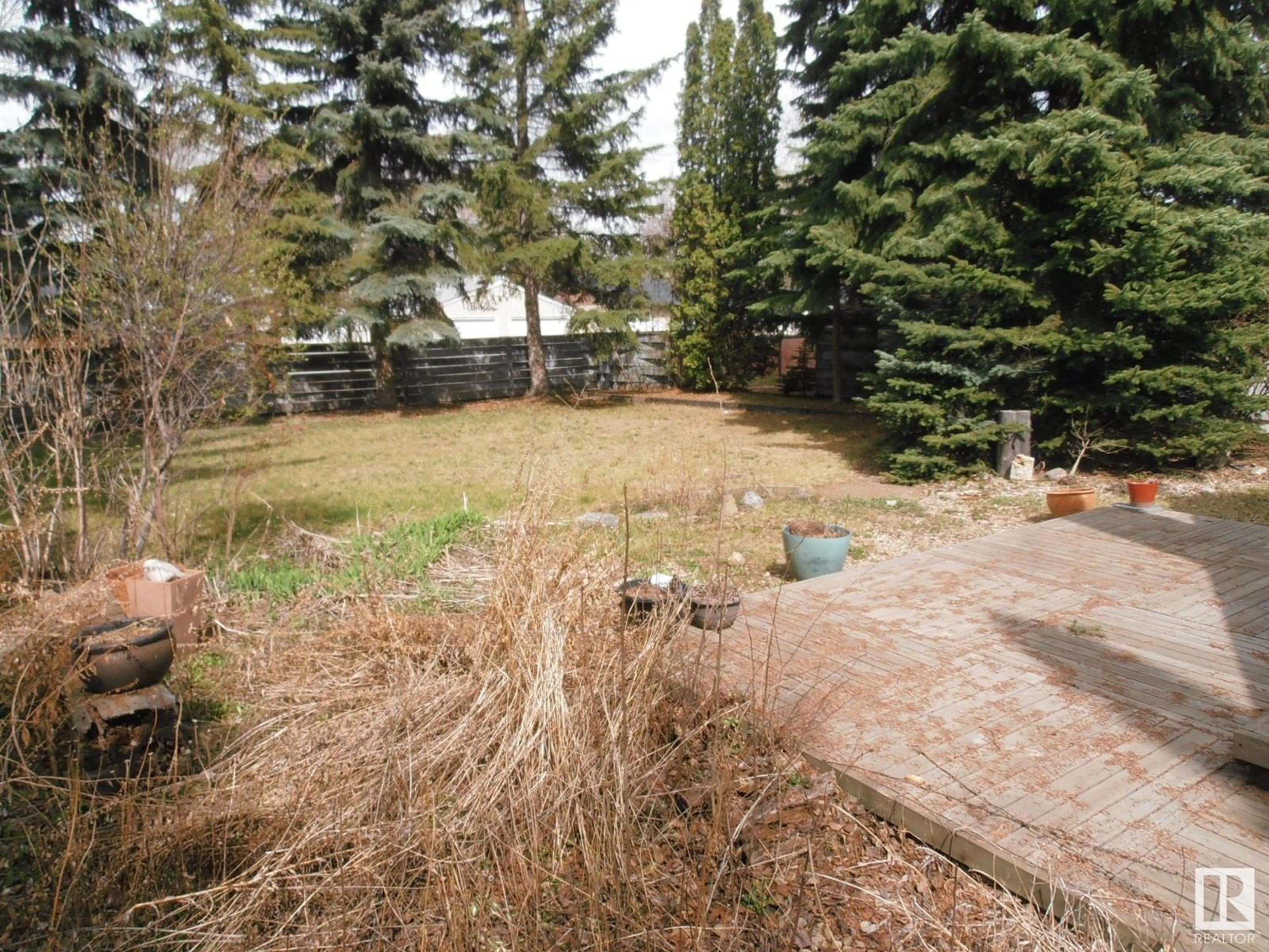 A pic from outside/outdoor area/front of a property/back of a property/a pic from drone, forest/trees view for 3830 112 AV, Edmonton Alberta T5W0M6