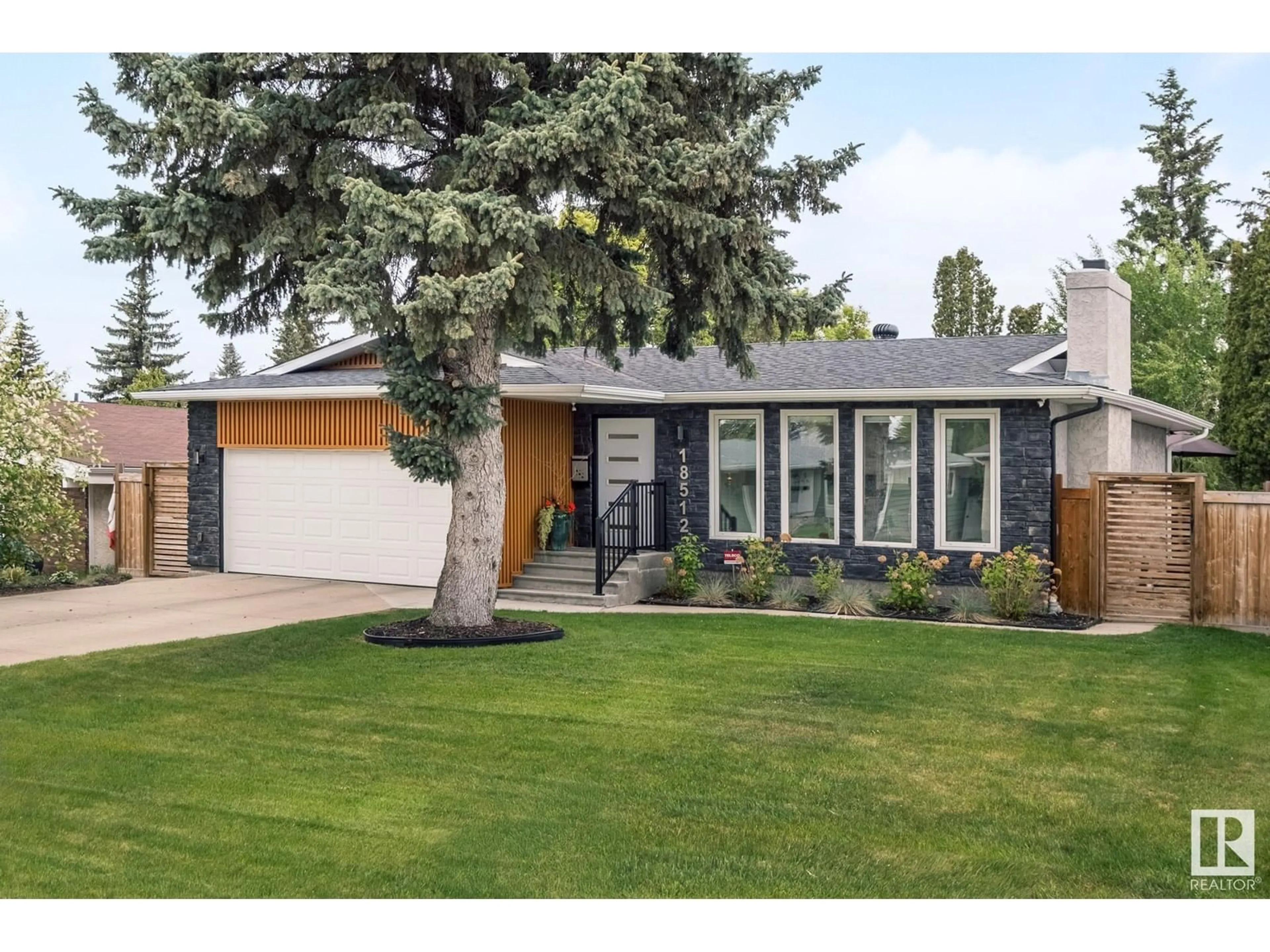 Home with brick exterior material, street for 18512 90 AV, Edmonton Alberta T5T1N7