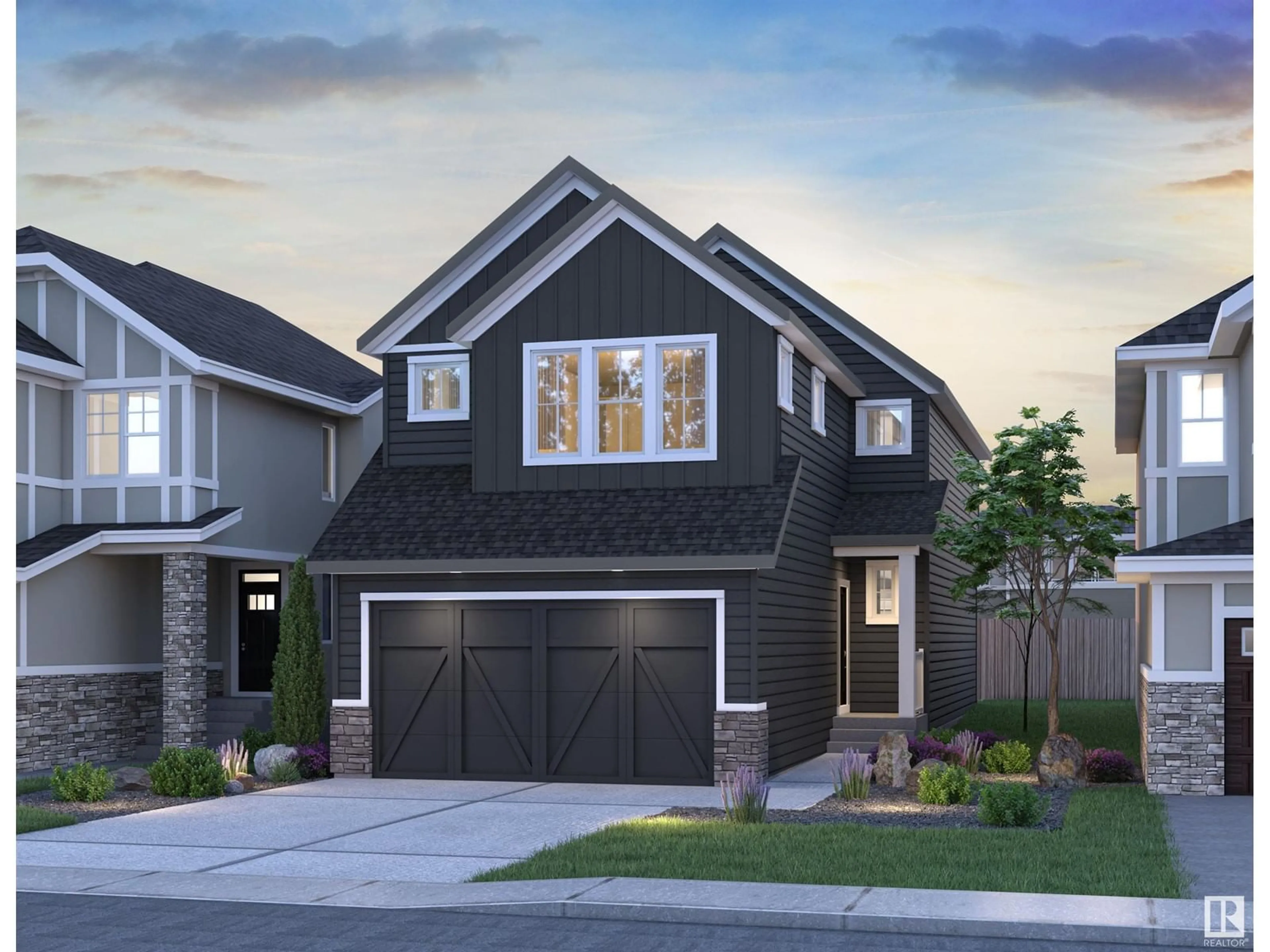 Home with vinyl exterior material, street for 3553 ERLANGER LI, Edmonton Alberta T6M1J5