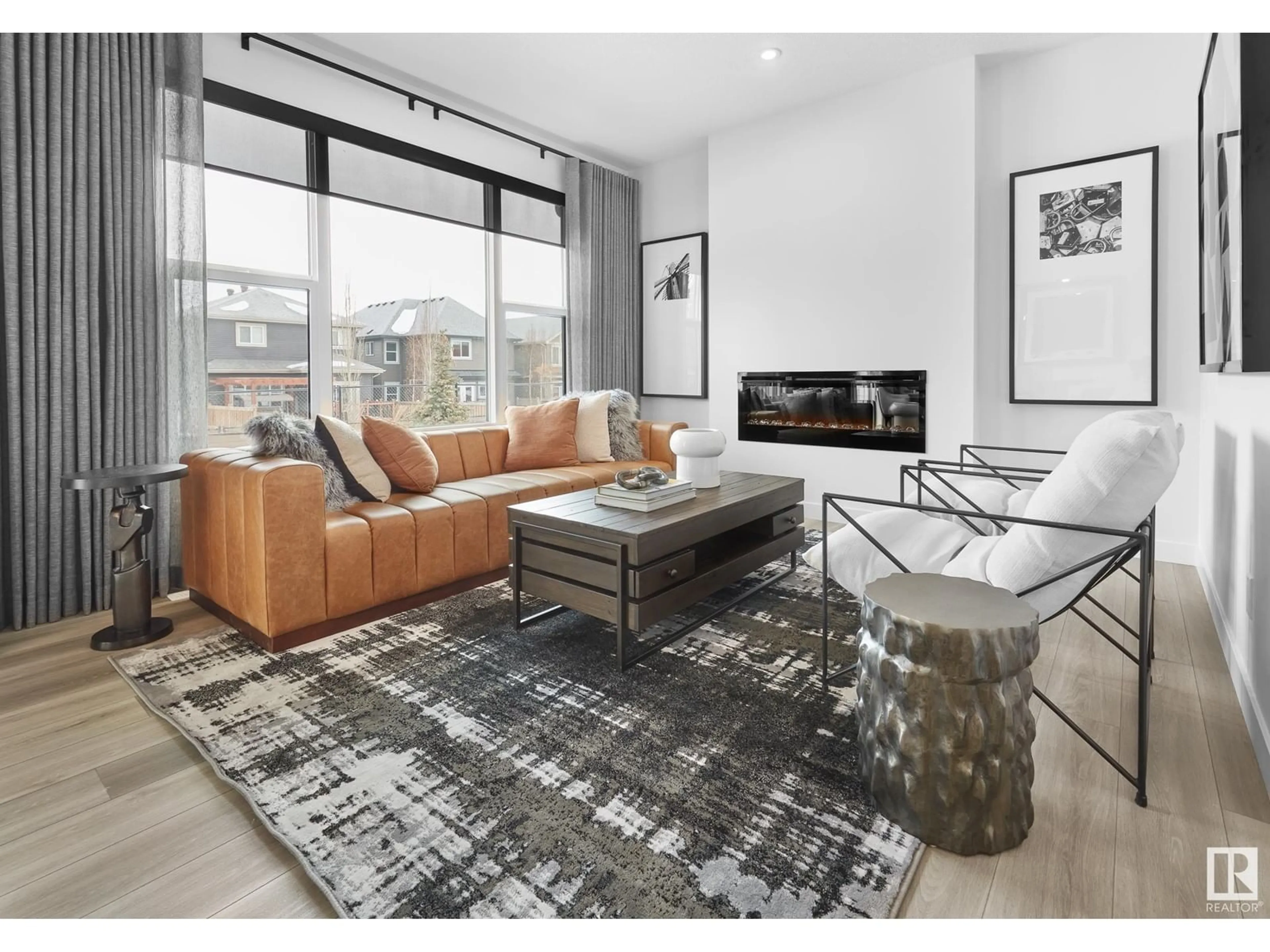 Living room with furniture, unknown for 3553 ERLANGER LI, Edmonton Alberta T6M1J5