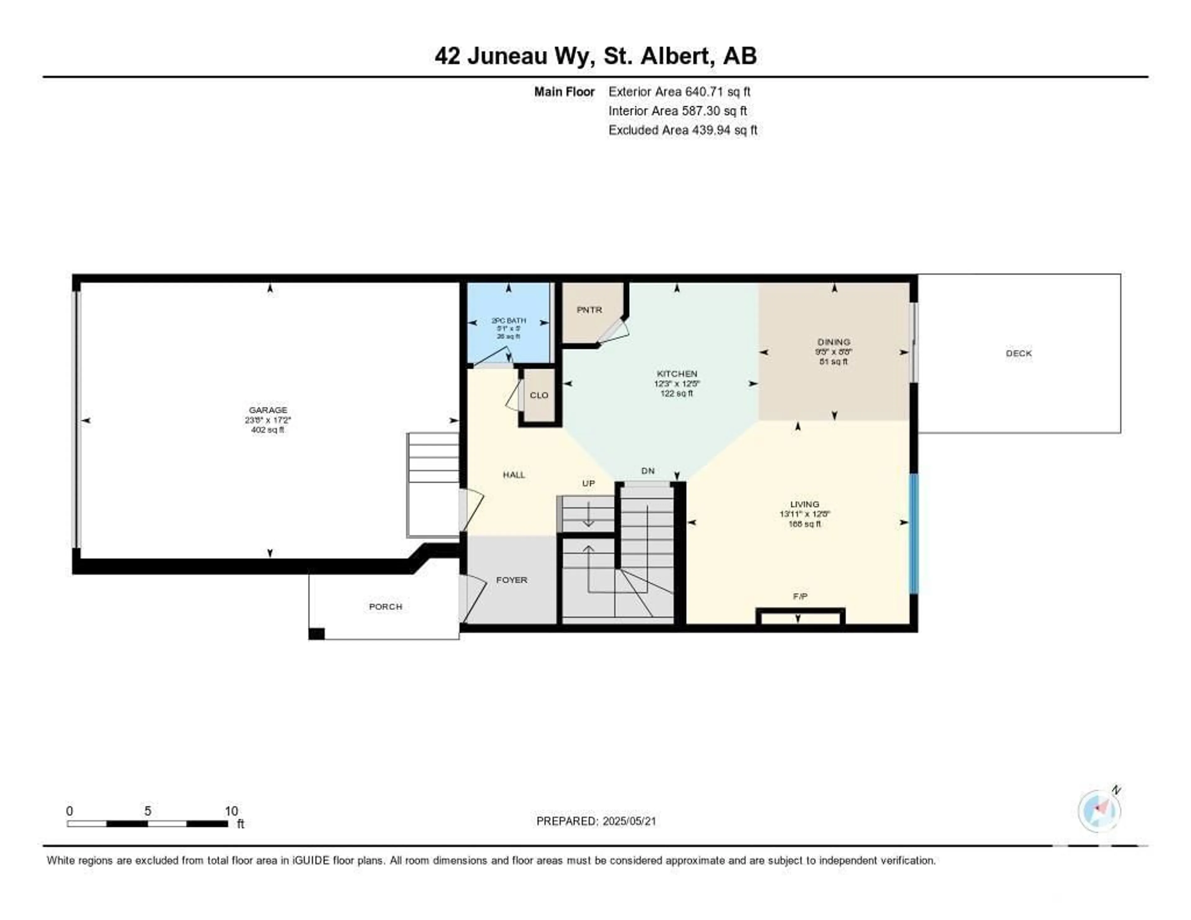 Floor plan for 42 JUNEAU WY, St. Albert Alberta T8N7V7