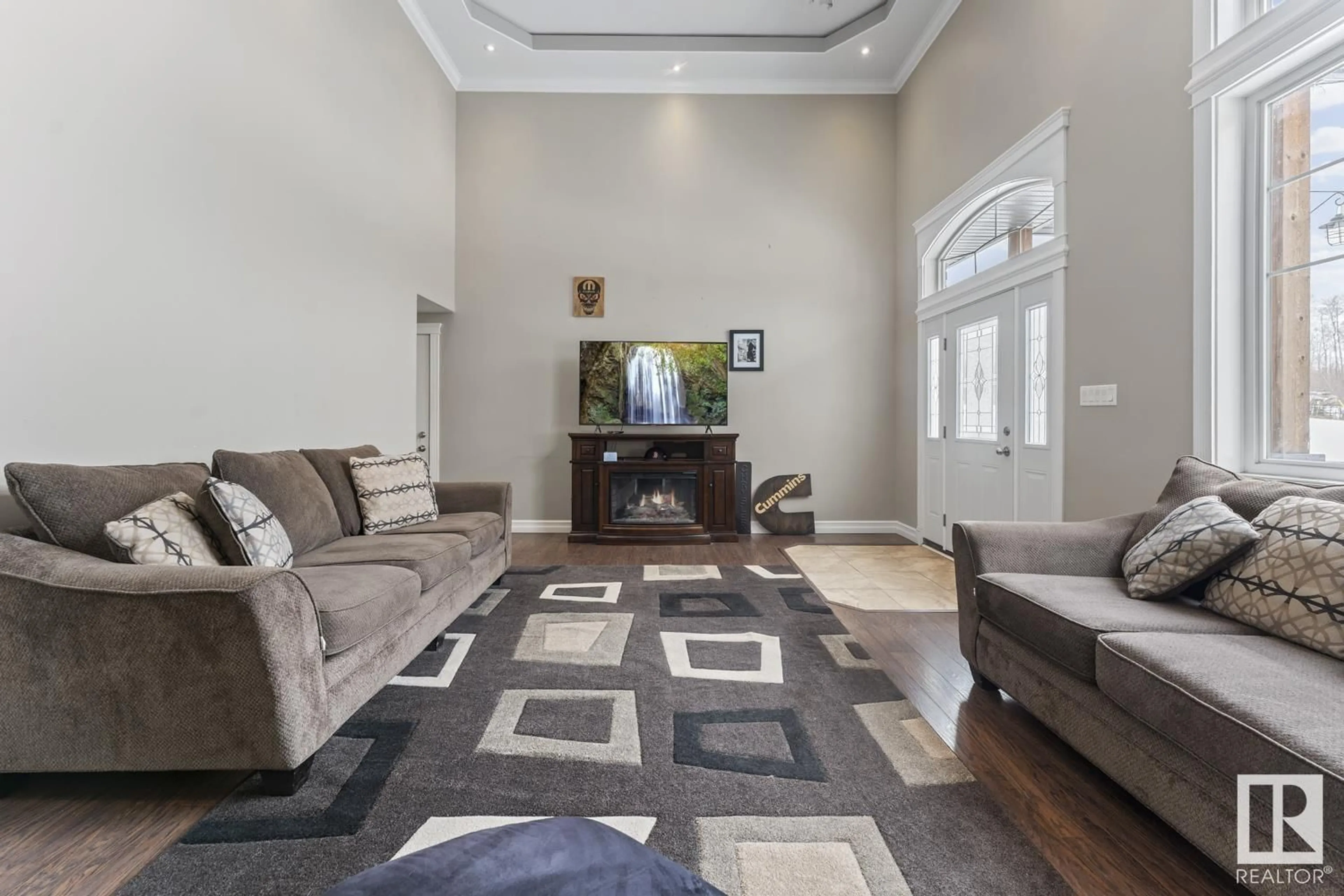 Living room with furniture, unknown for 62029 RGE RD 421, Rural Bonnyville M.D. Alberta T9M1P2