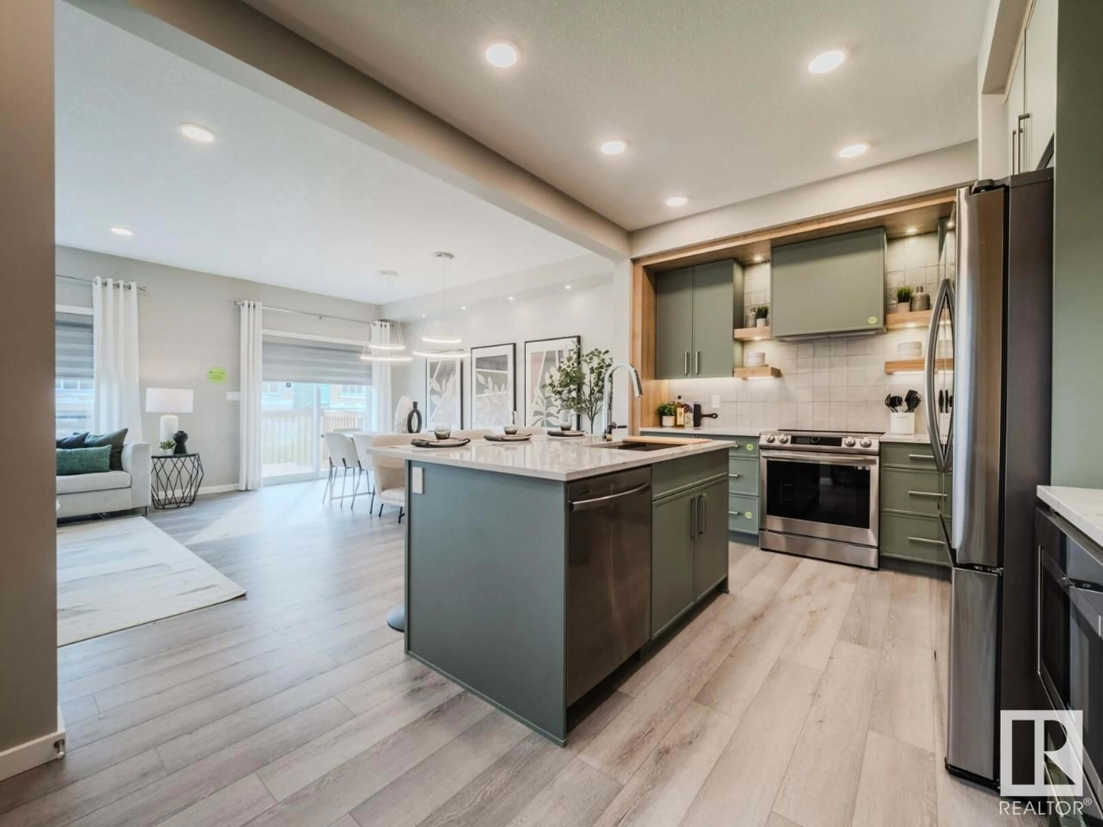 Open concept kitchen, unknown for SW - 303 29 ST, Edmonton Alberta T6X1A7