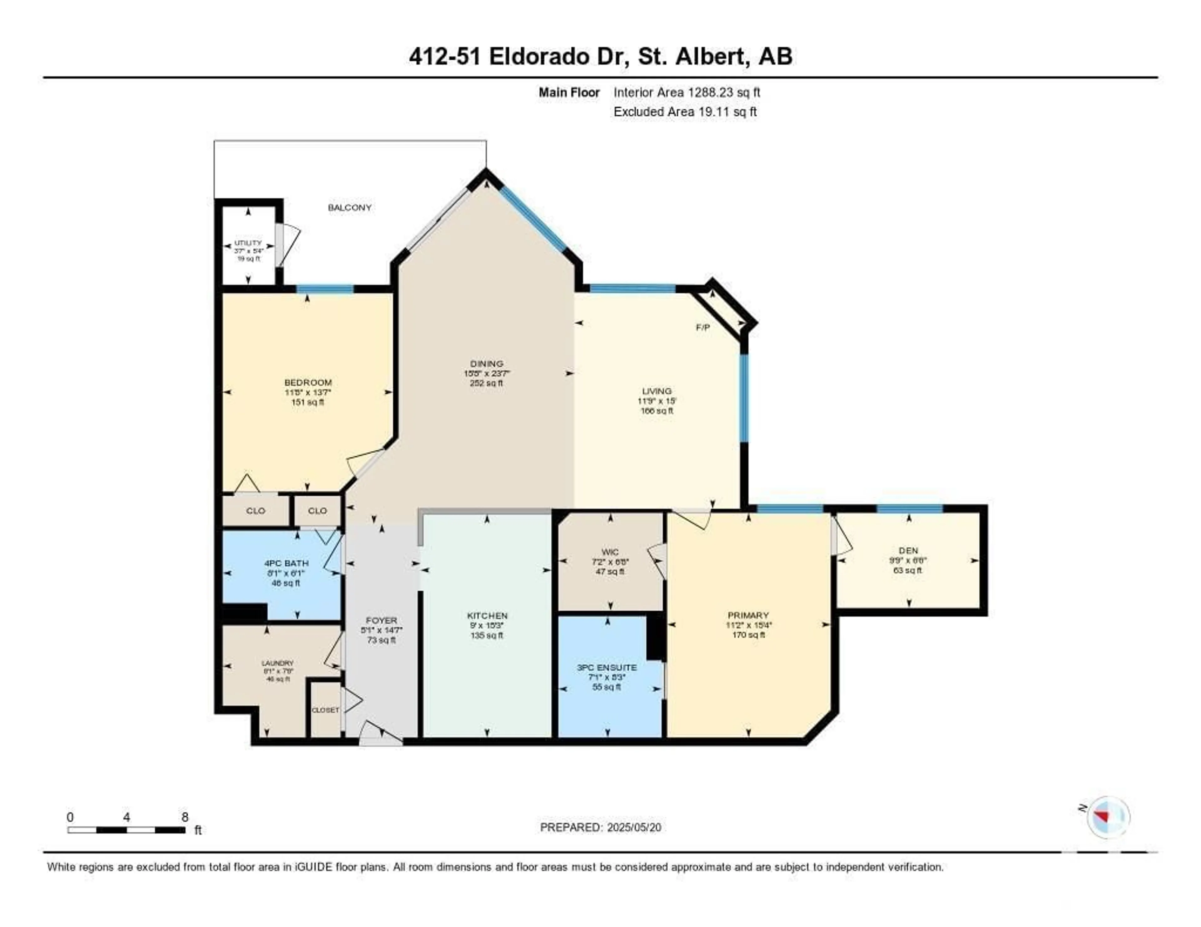 Floor plan for 412 ELDORADO DR, St. Albert Alberta T8N7E3