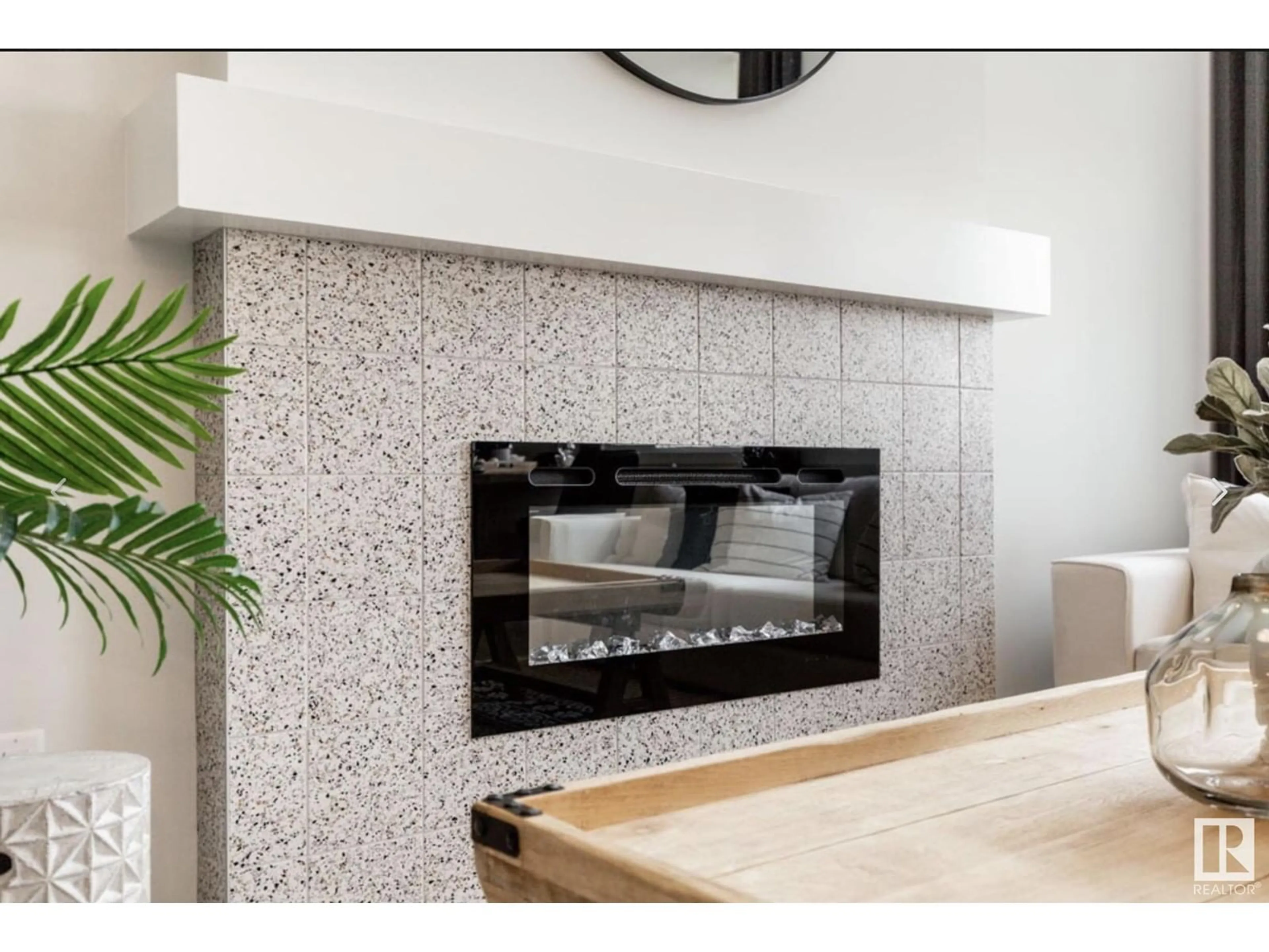 Contemporary kitchen, ceramic/tile floor for 22816 82 AVE NW, Edmonton Alberta T5T7X9