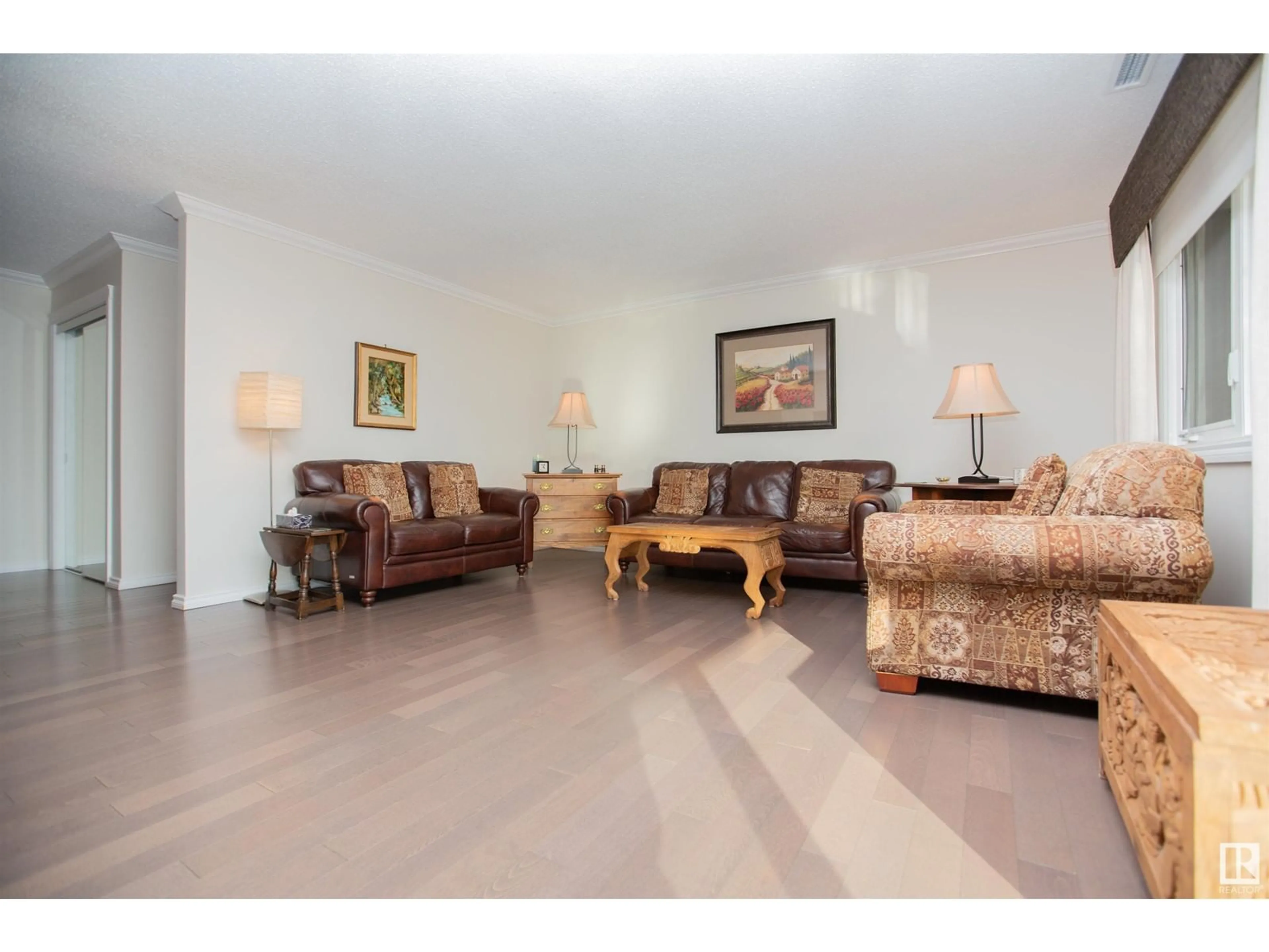 Living room with furniture, unknown for #403 - 14810 51 AV, Edmonton Alberta T6H5G5