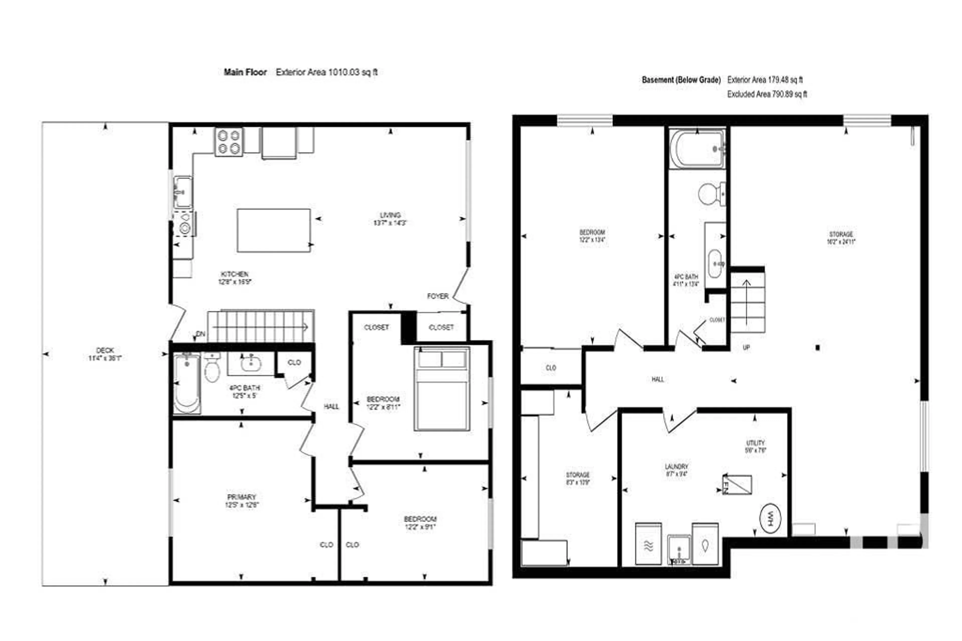Floor plan for 2524 46A ST, Edmonton Alberta T6L3X8