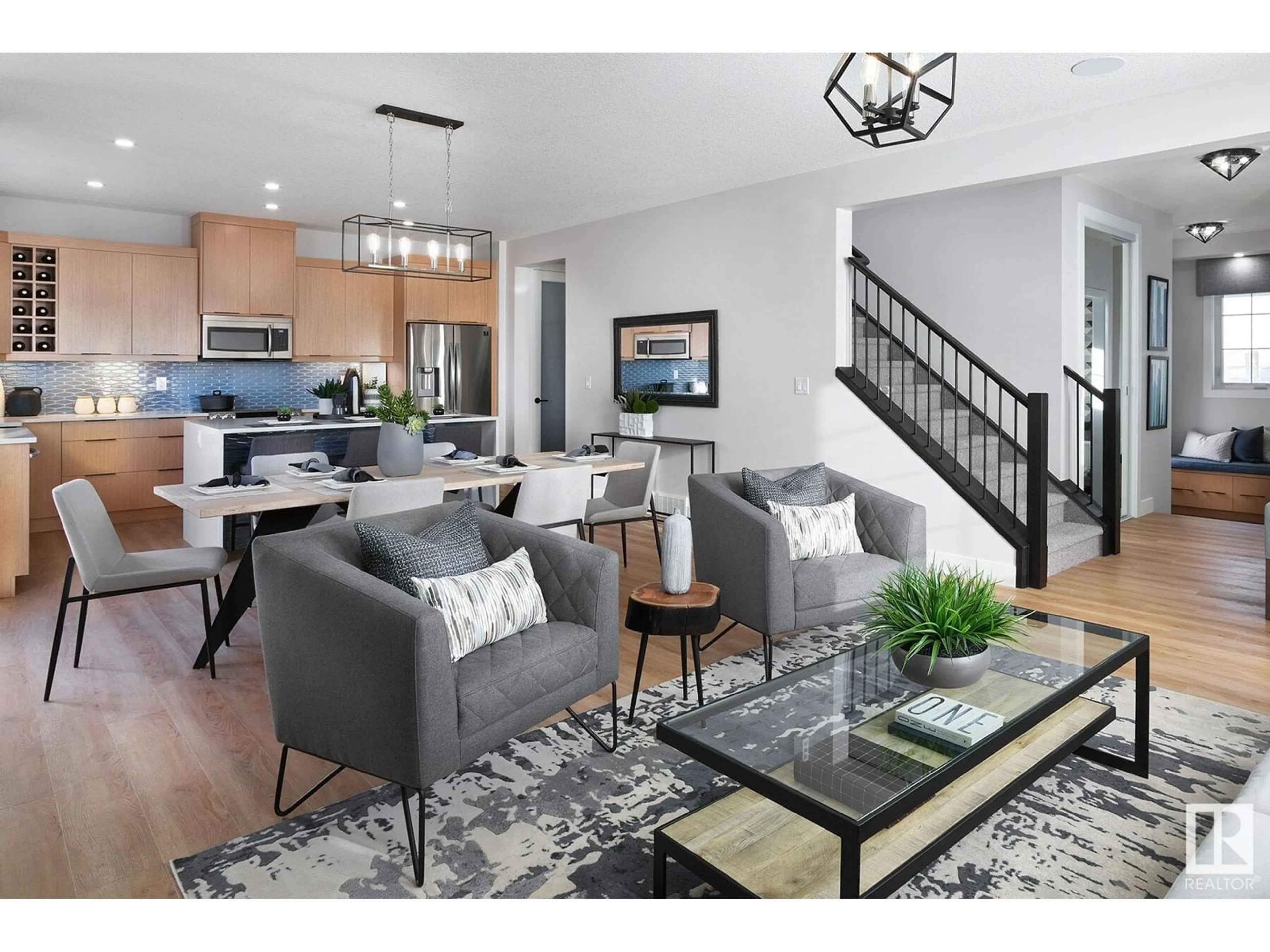 Living room with furniture, unknown for 20807 22 AV, Edmonton Alberta T6M2X6