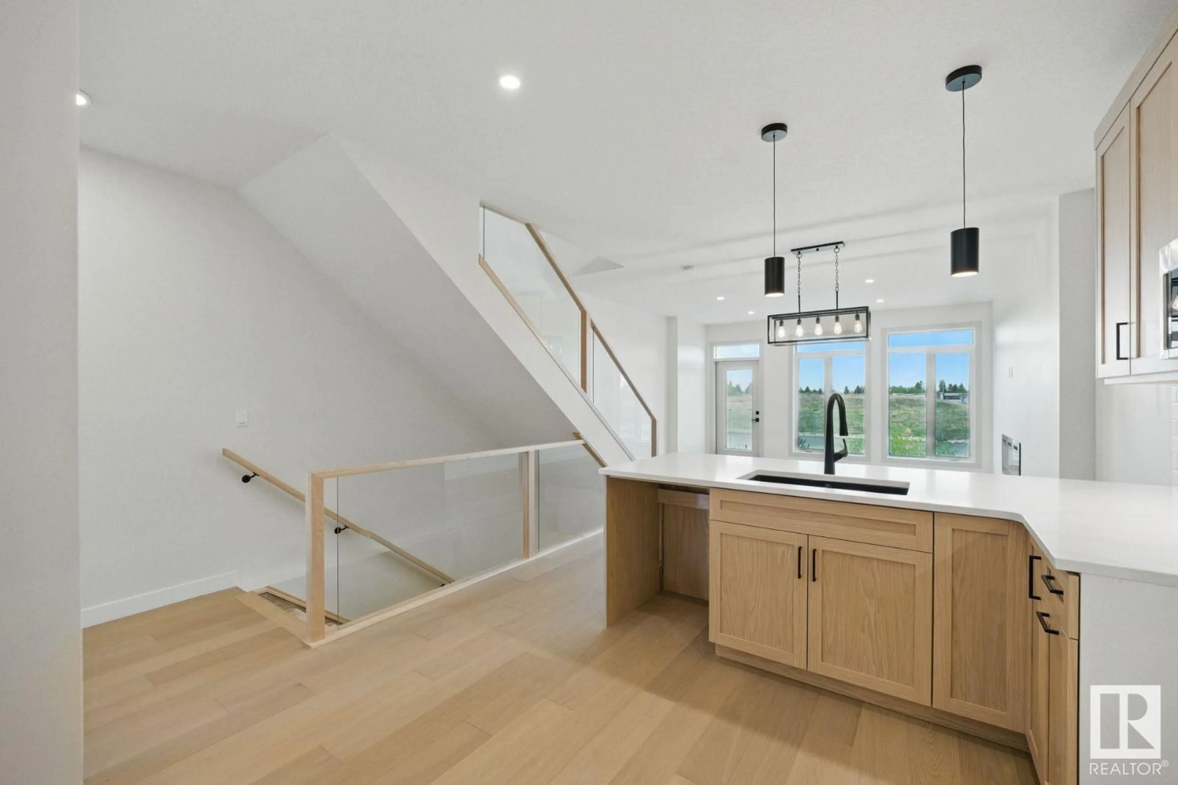 Open concept kitchen, unknown for 9239 156 AV, Edmonton Alberta T5Y2N4