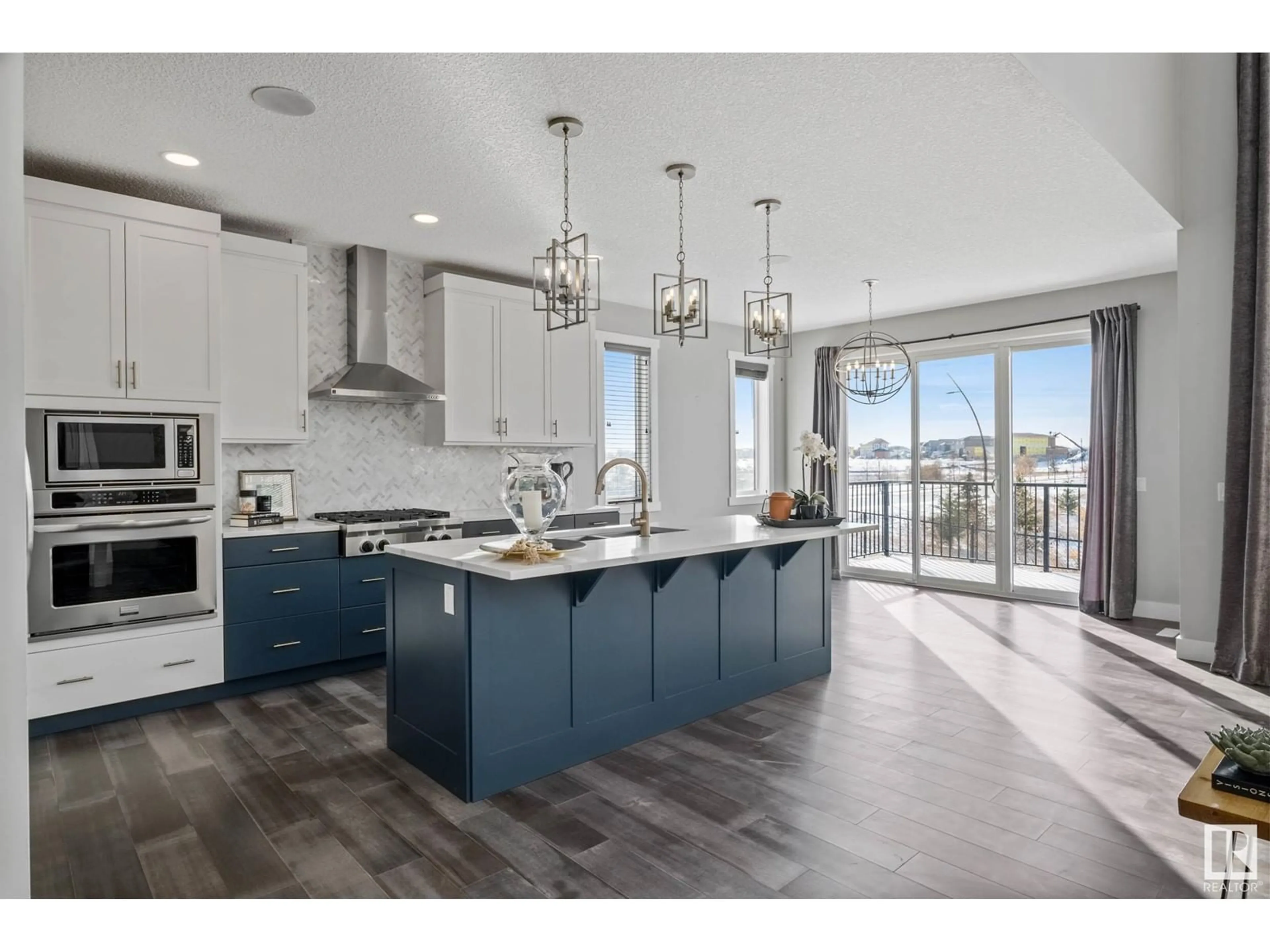 Open concept kitchen, unknown for NW - 2708 202 ST, Edmonton Alberta T6M0W7