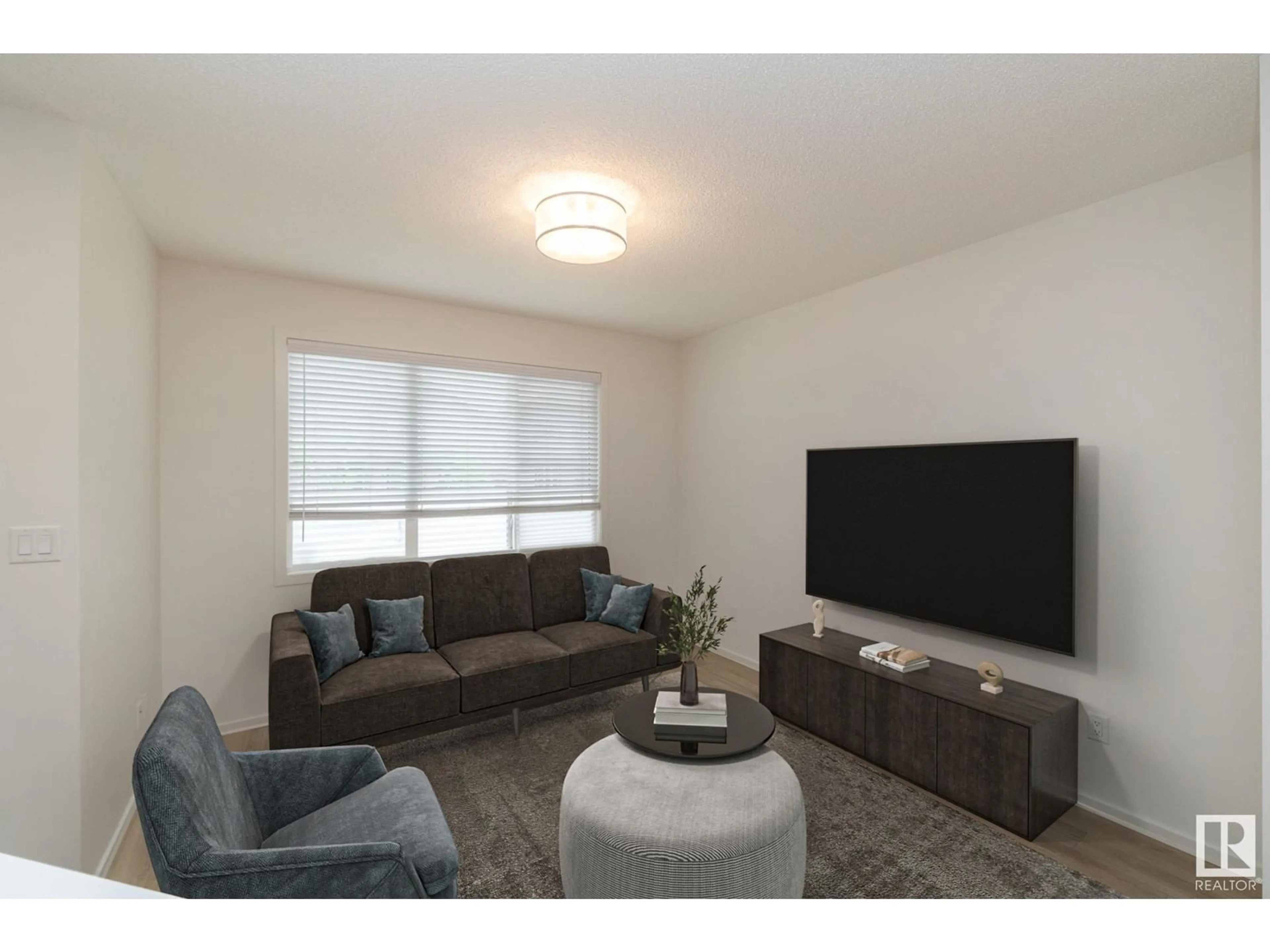 Living room with furniture, unknown for 1279 ROSENTHAL BV, Edmonton Alberta T5T7N7