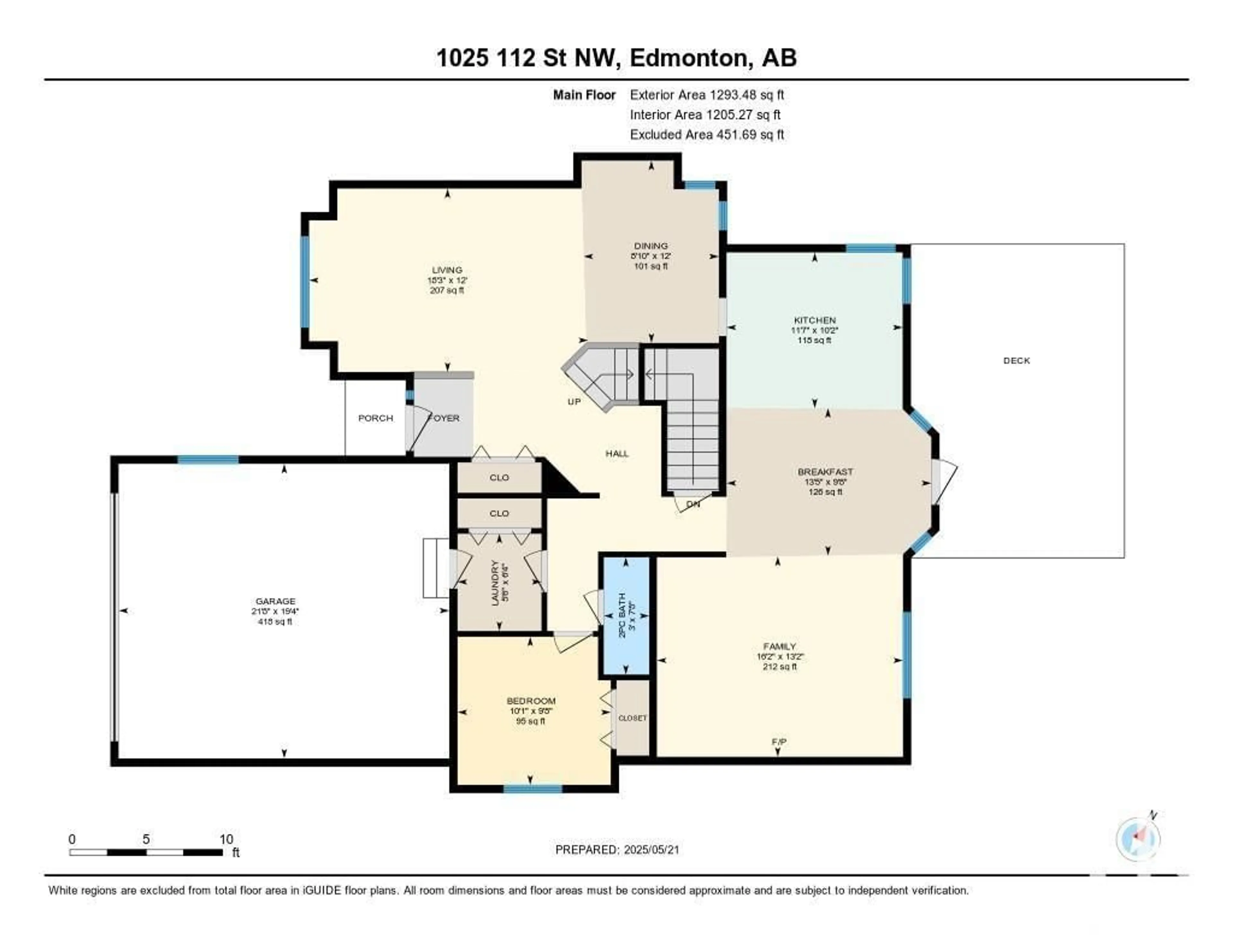 Floor plan for NW - 1025 112 ST, Edmonton Alberta T6J6S1