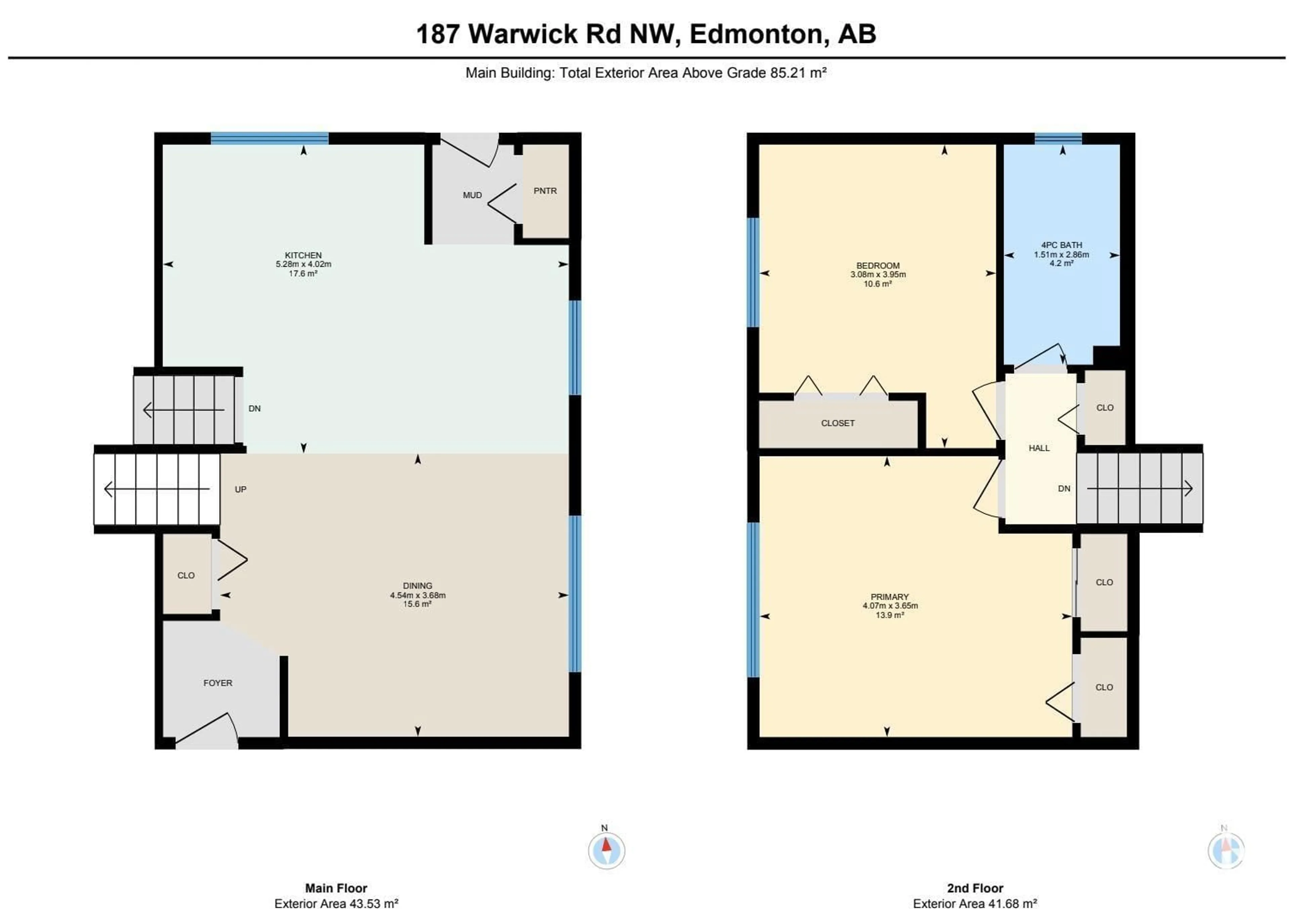 Floor plan for 187 WARWICK RD, Edmonton Alberta T5X4P7
