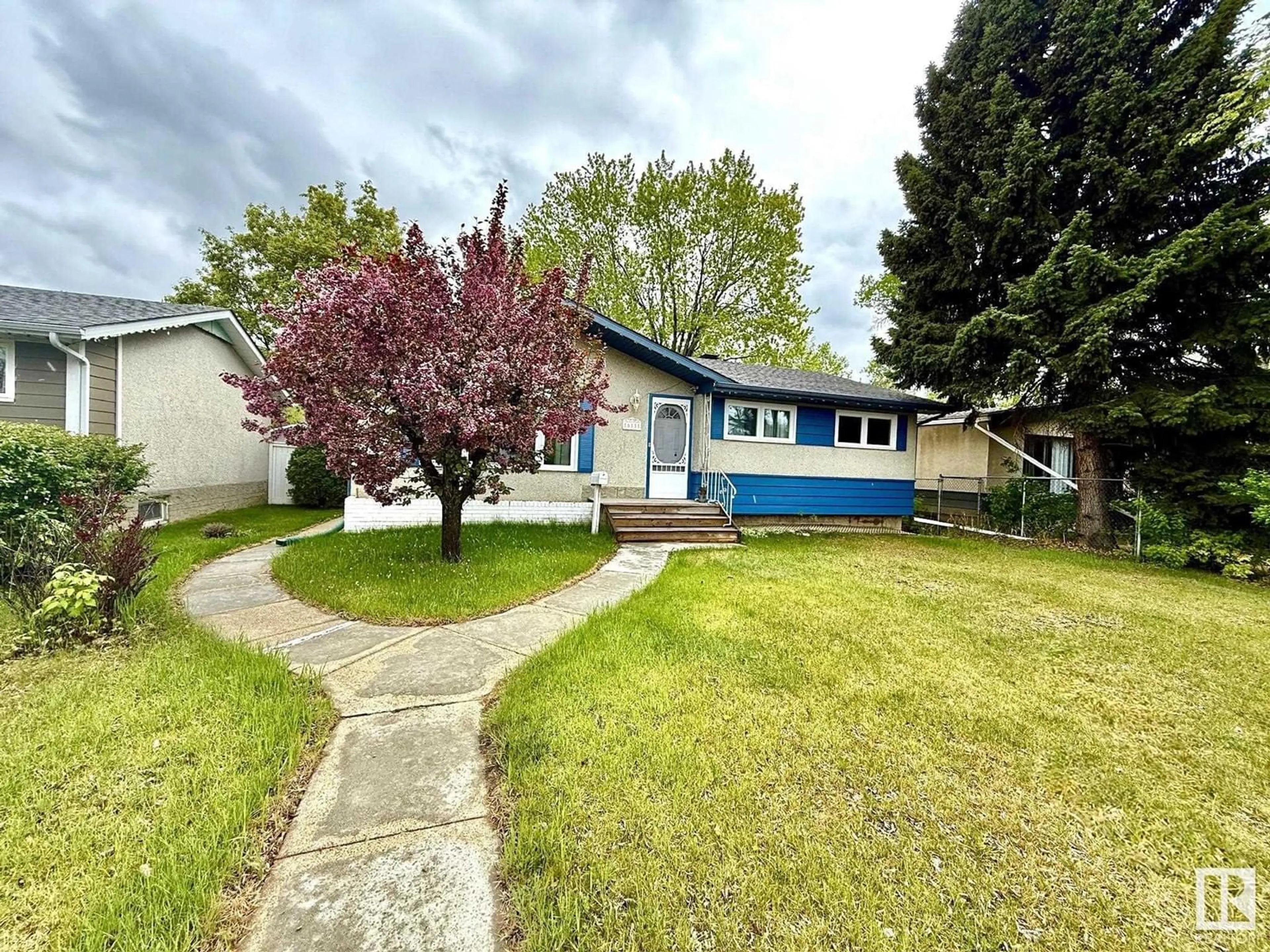A pic from outside/outdoor area/front of a property/back of a property/a pic from drone, street for 16111 80 AV, Edmonton Alberta T5R3M5