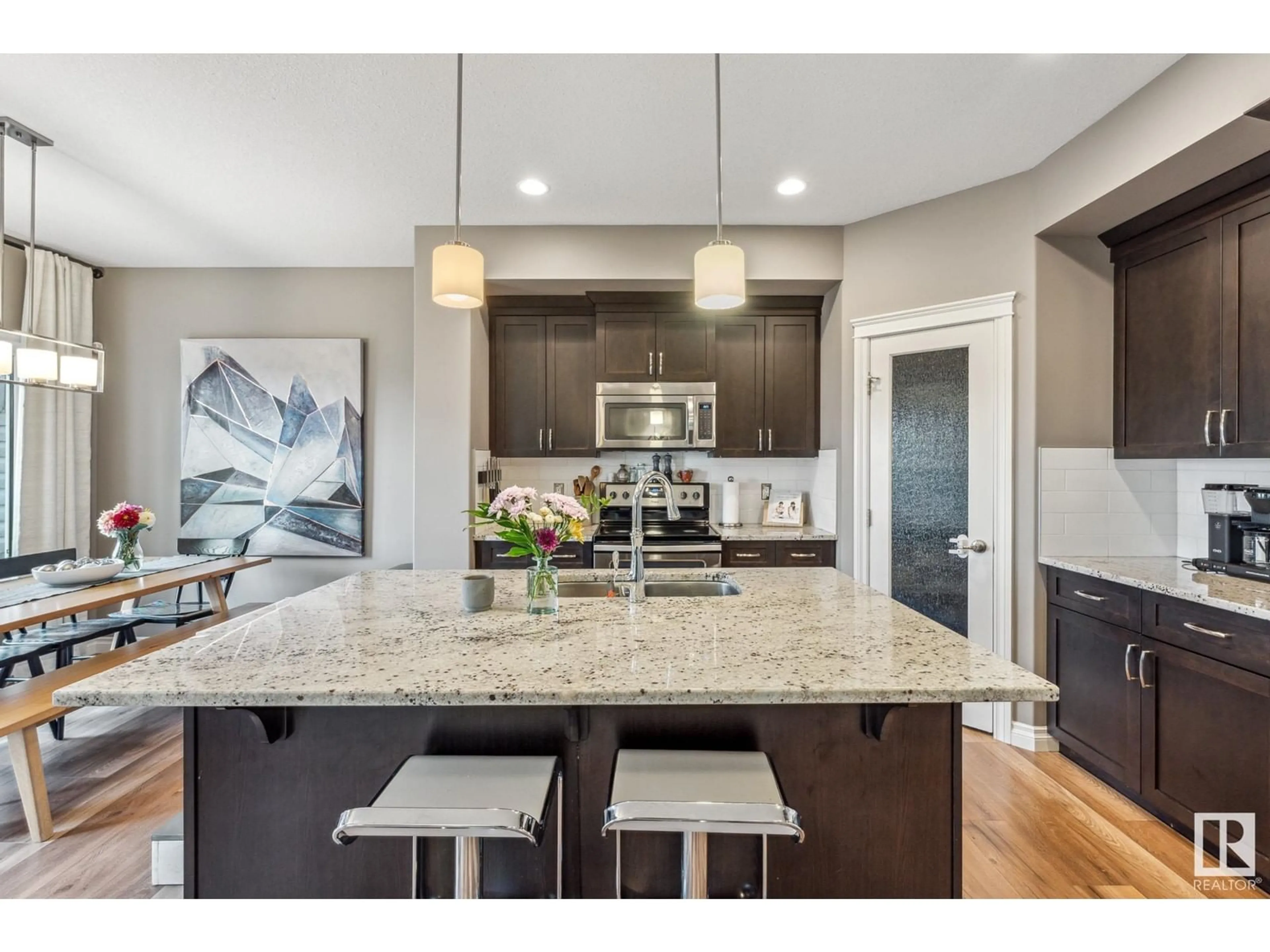 Open concept kitchen, unknown for SW - 2806 KOSHAL CR, Edmonton Alberta T6W3J7
