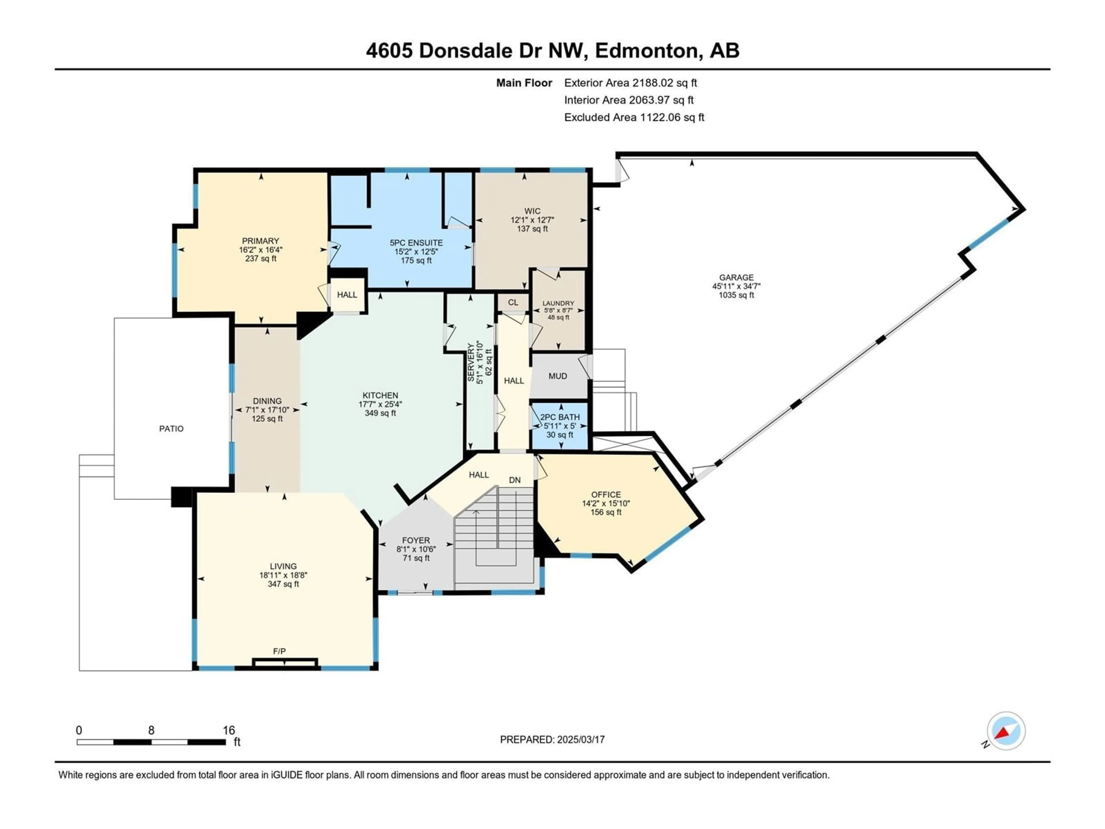 Floor plan for 4605 DONSDALE DR, Edmonton Alberta T6M2N2