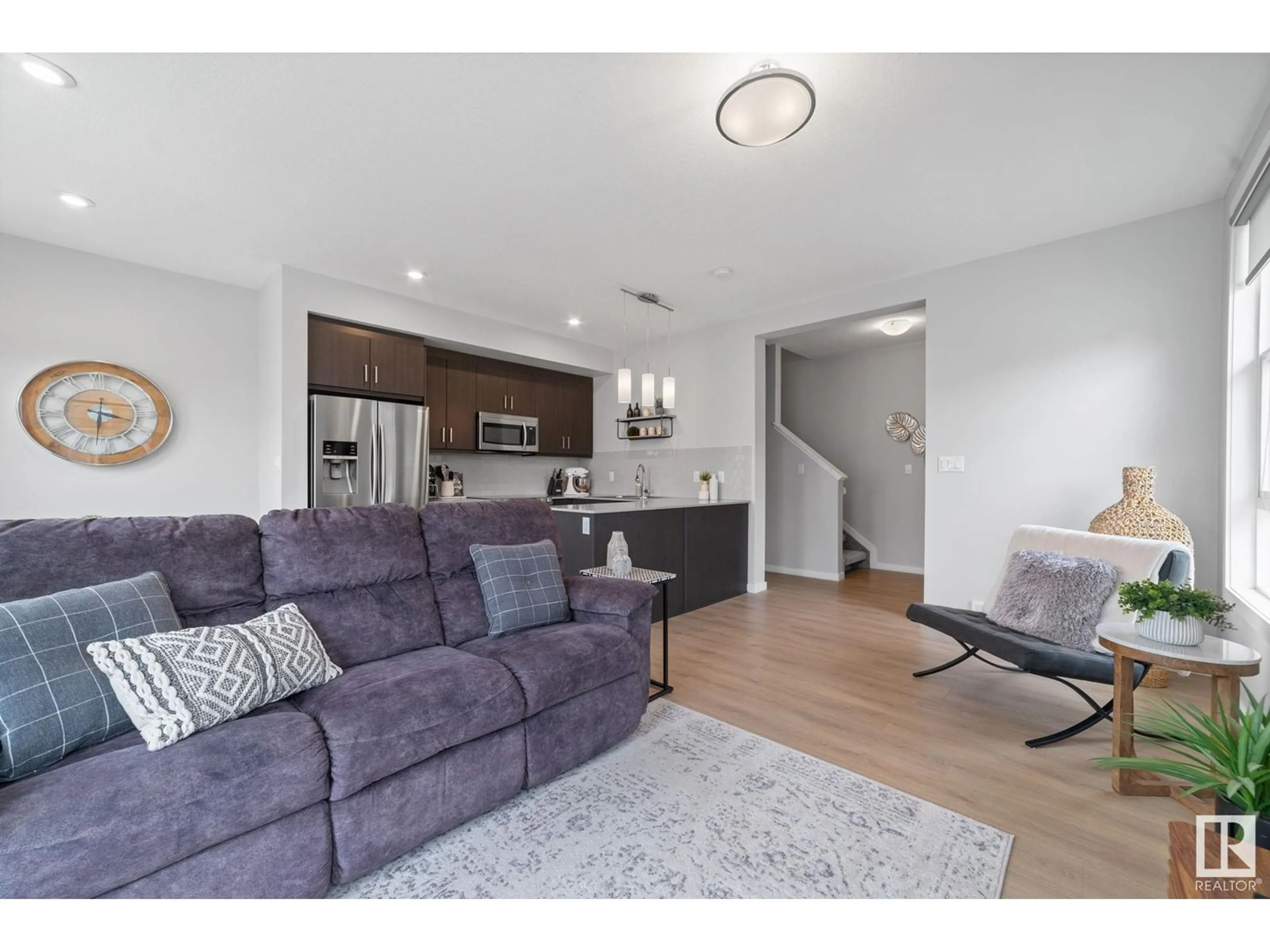 Living room with furniture, unknown for #107 - 1304 RUTHERFORD RD, Edmonton Alberta T6W0B4