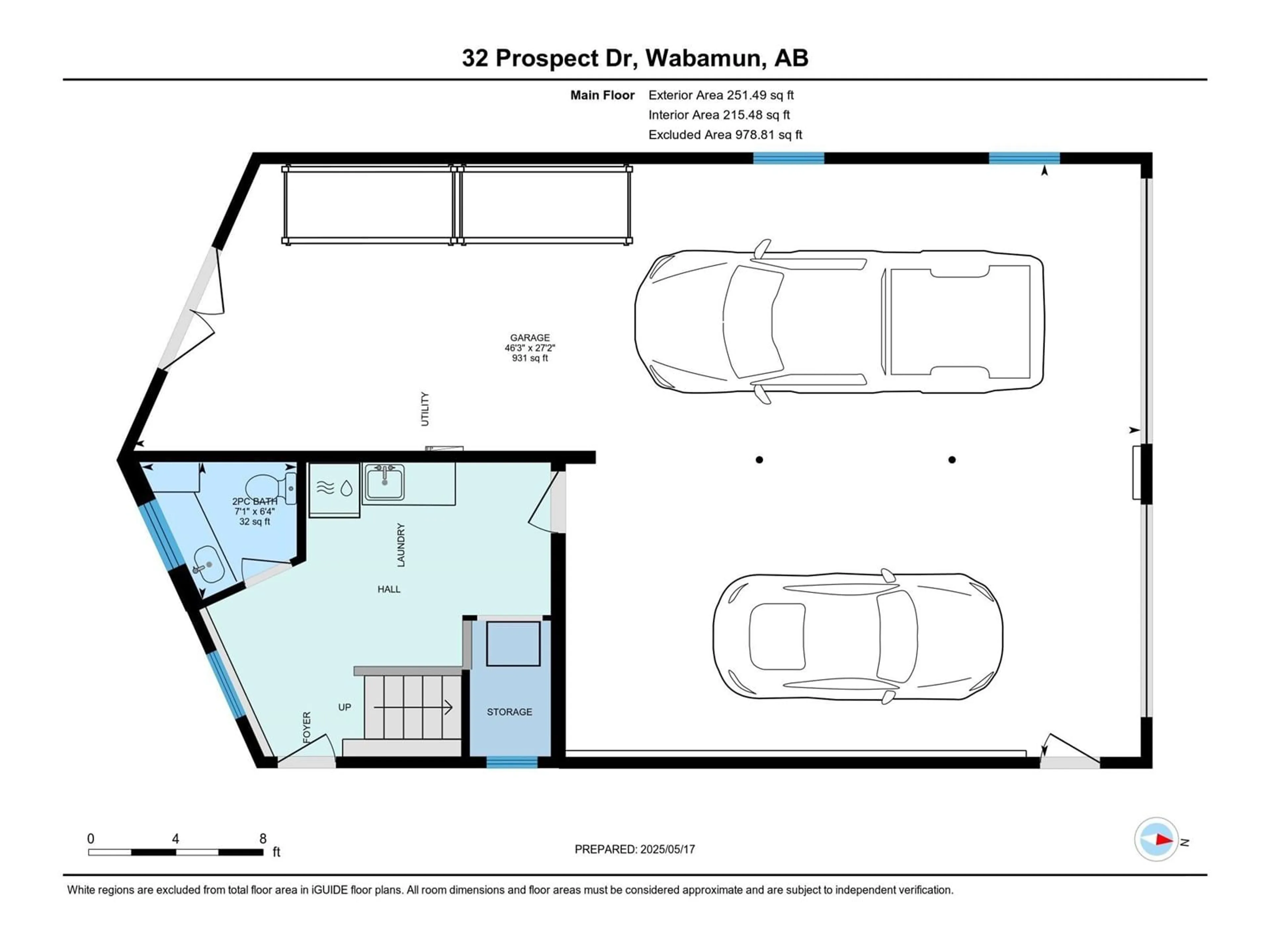 Floor plan for 32 PROSPECT DRIVE, Rural Parkland County Alberta T0E2K0