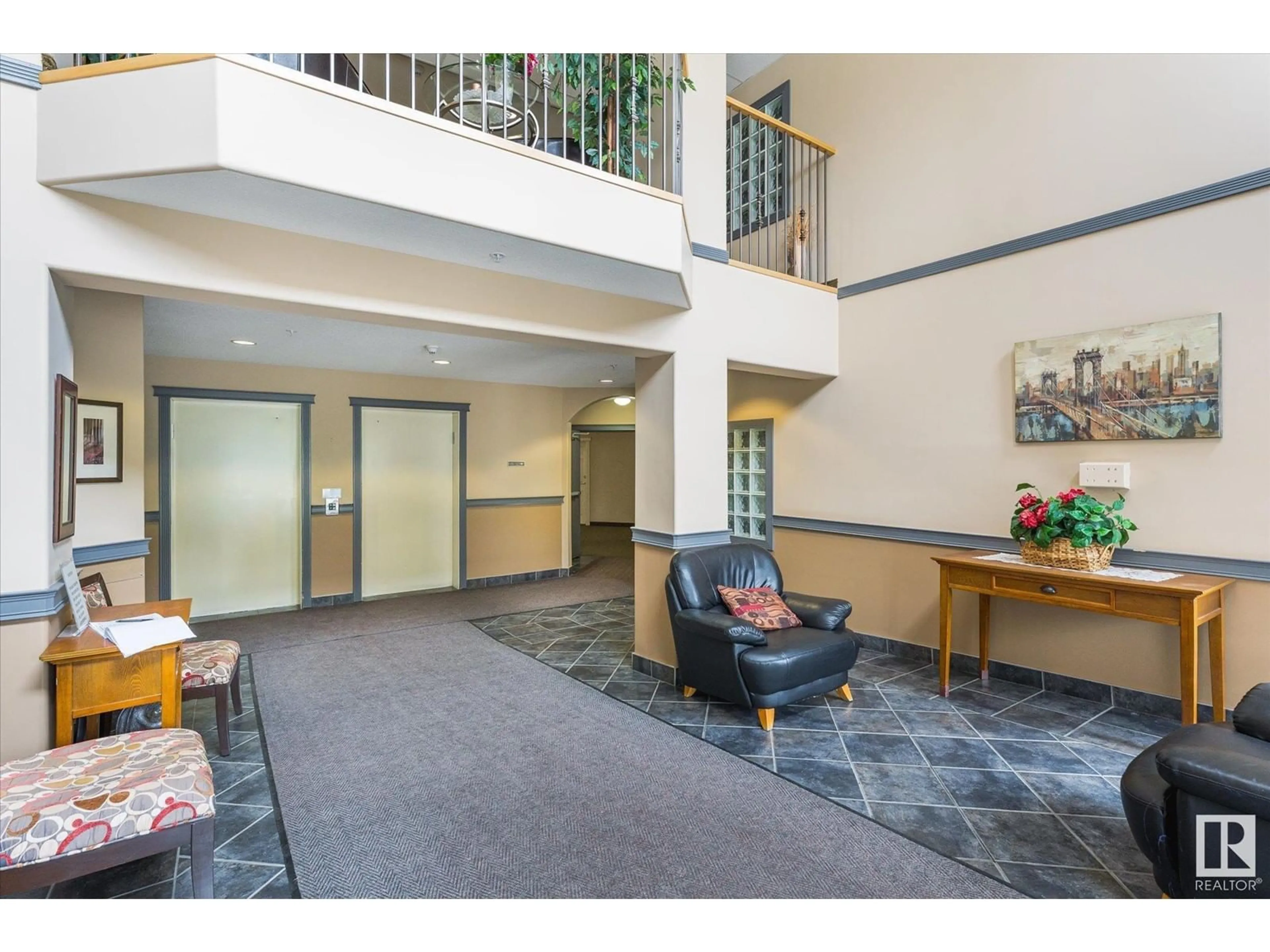 Indoor foyer for #414 - 261 YOUVILLE DR E NW, Edmonton Alberta T6L7H3