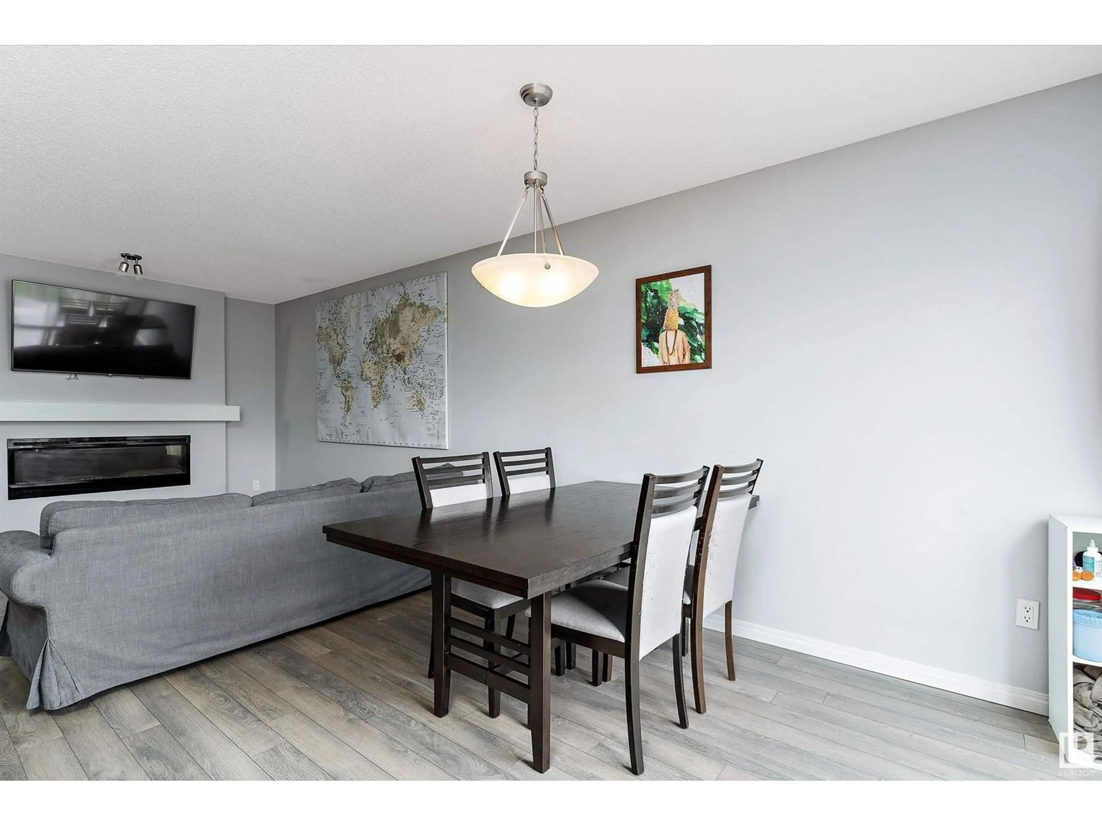 Dining room, wood/laminate floor for 4420 PROWSE RD, Edmonton Alberta T6W3A5