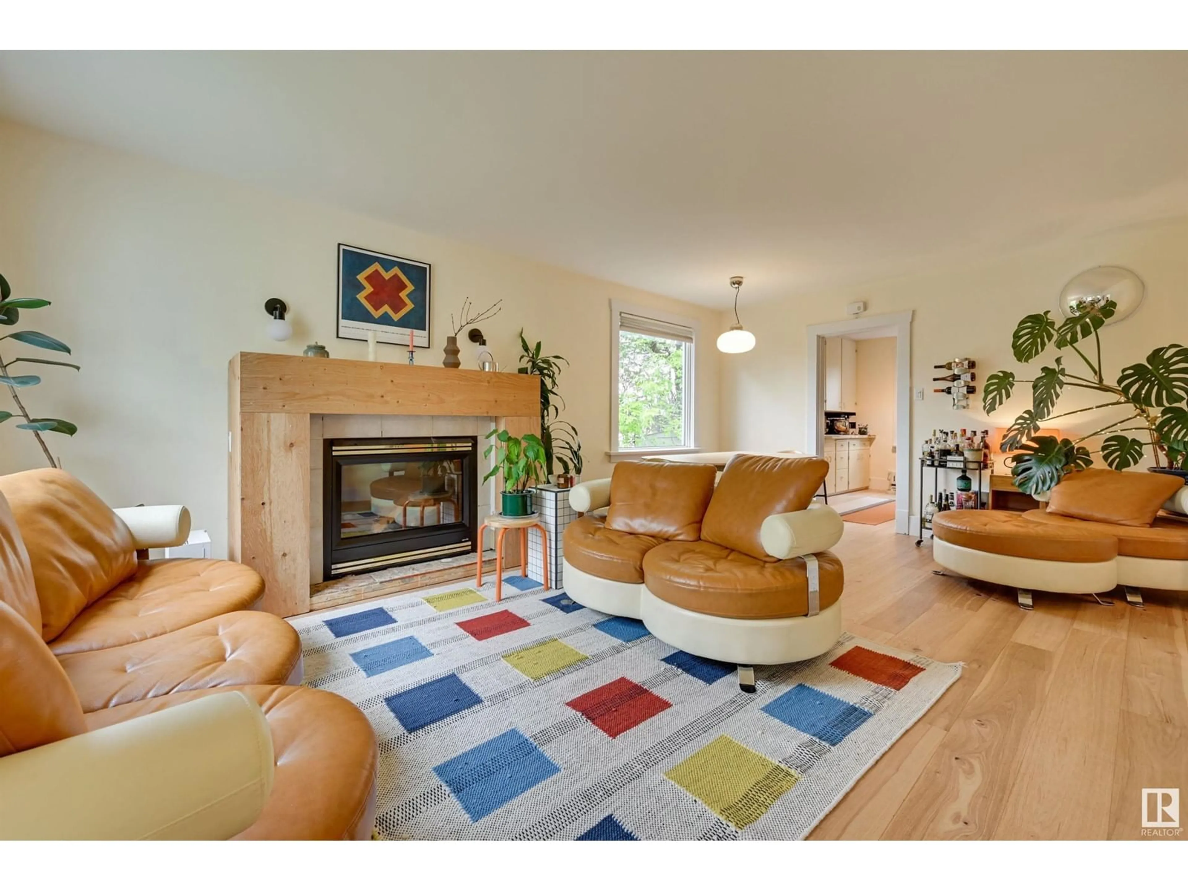 Living room with furniture, unknown for NW - 11308 123 ST, Edmonton Alberta T5M0E9