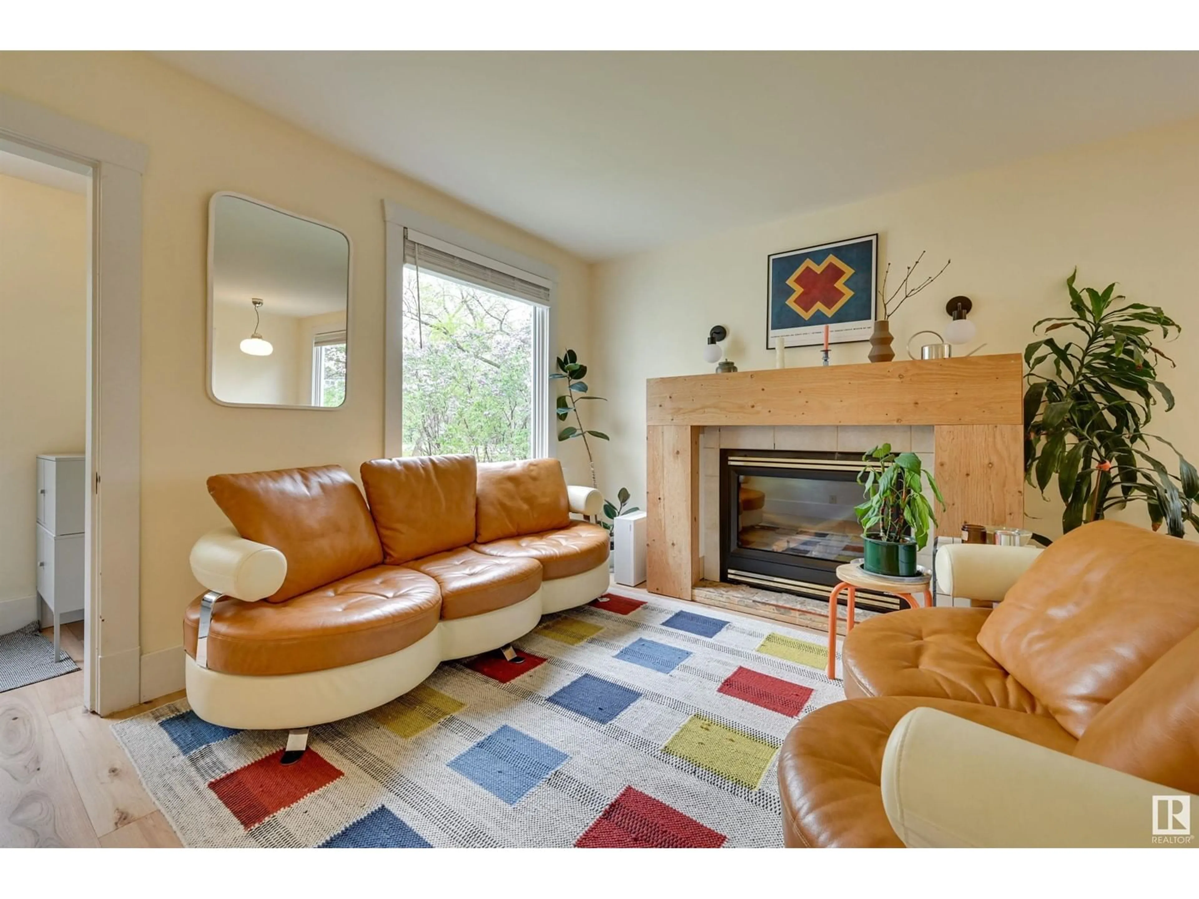 Living room with furniture, unknown for NW - 11308 123 ST, Edmonton Alberta T5M0E9
