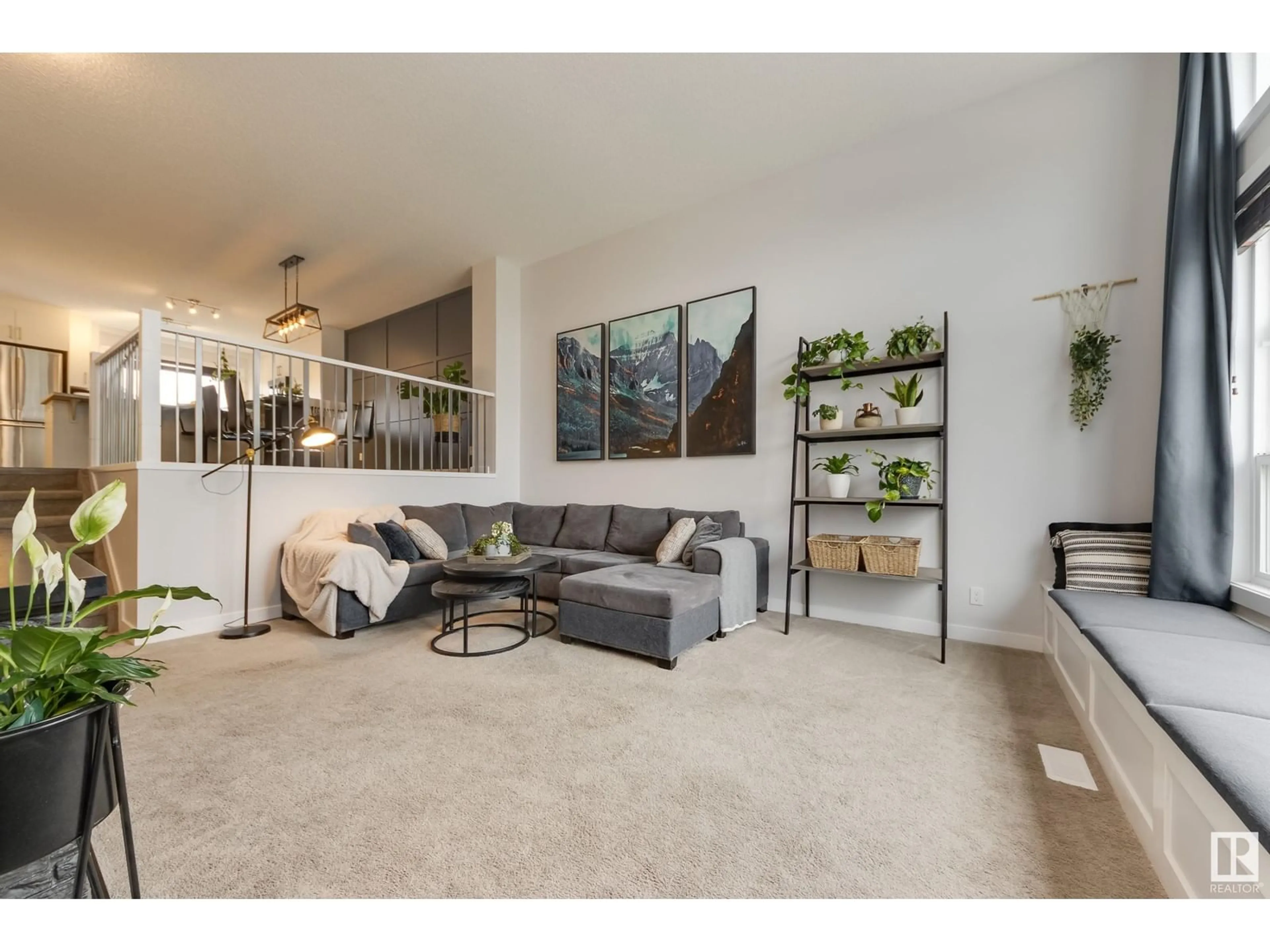 Living room with furniture, unknown for SW - 631 36 ST, Edmonton Alberta T6X2G5